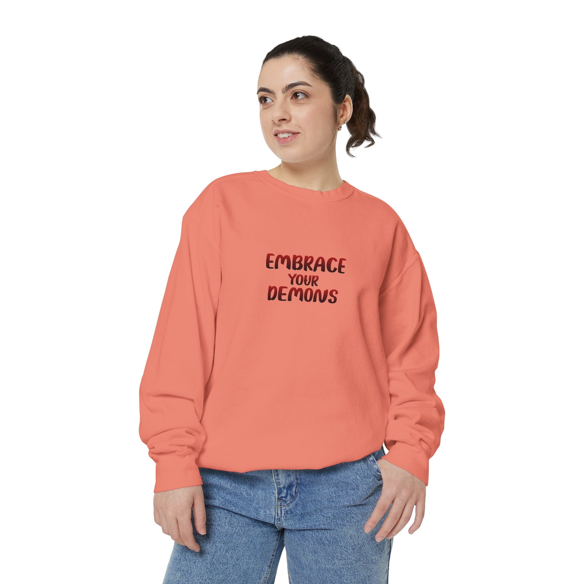 Embrace Your Demons Sweatshirt — Beautifully Dangerous Graphic Crewneck