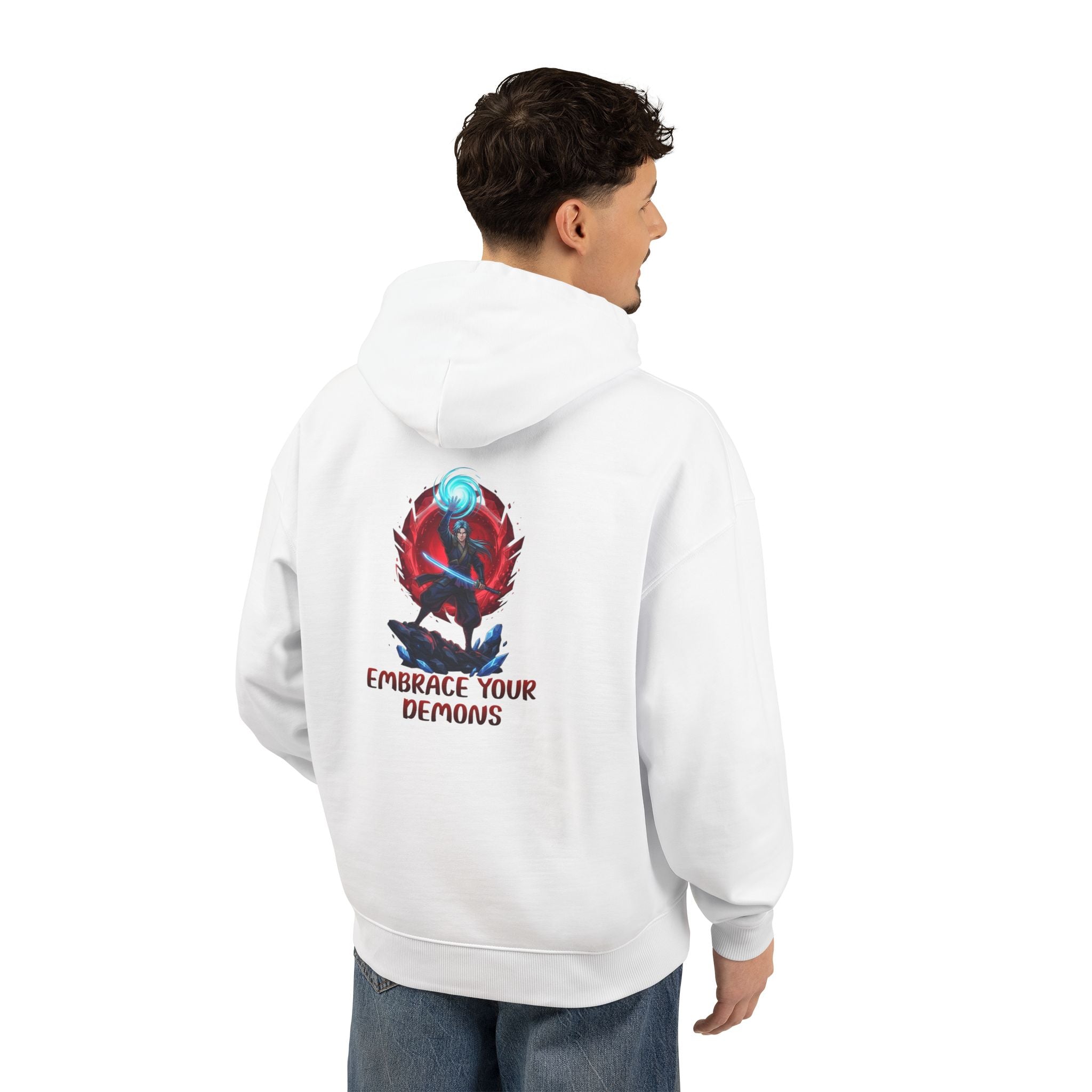 Embrace Your Demons Hoodie — Graphic Spirituality Pullover