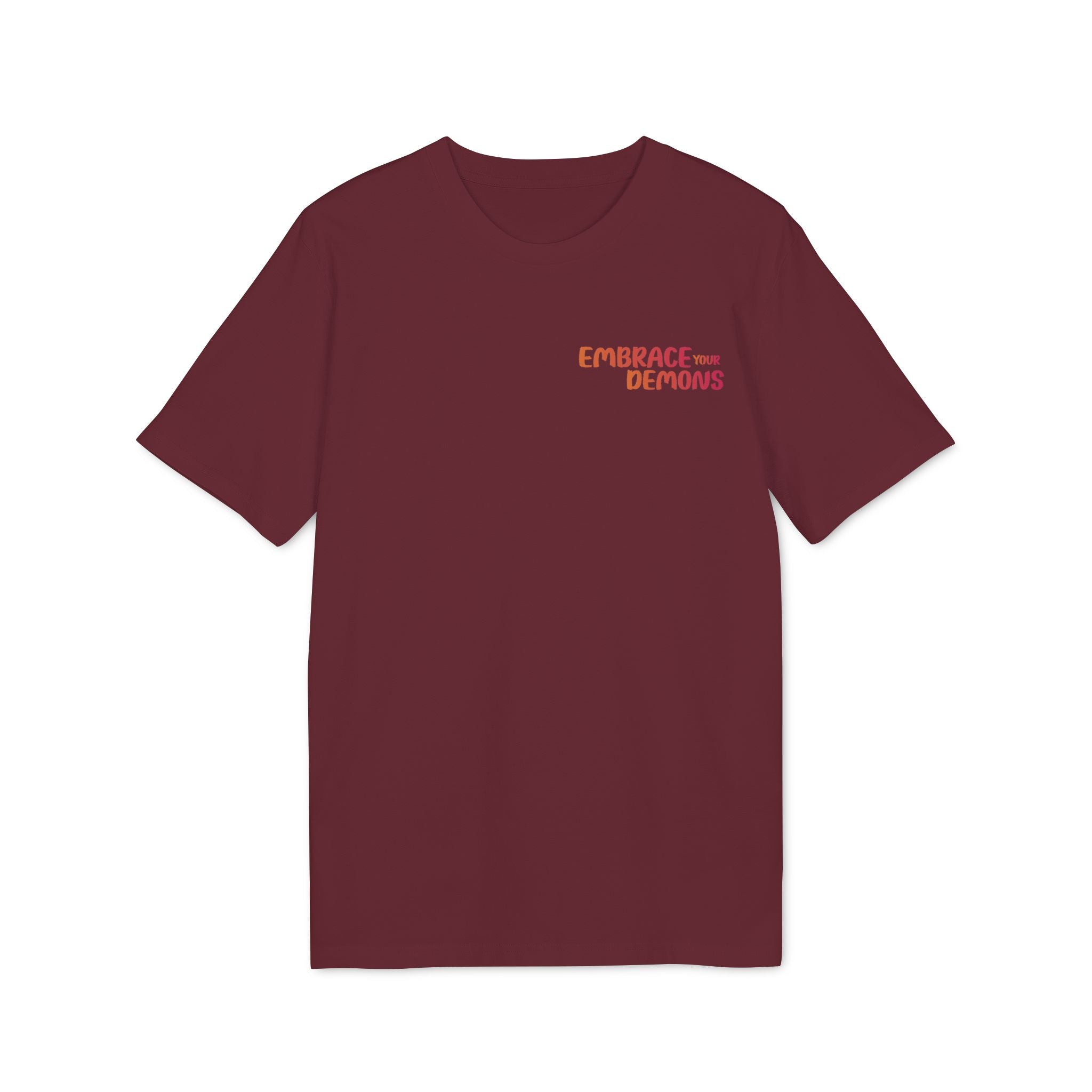 Embrace Your Demons T-Shirt — Gothic Demon Rider Graphic Tee