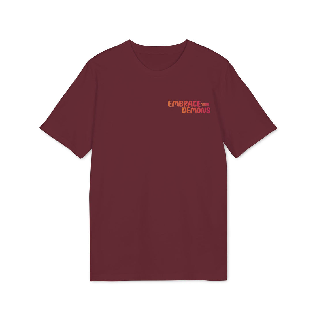 Embrace Your Demons T-Shirt — Gothic Demon Rider Graphic Tee