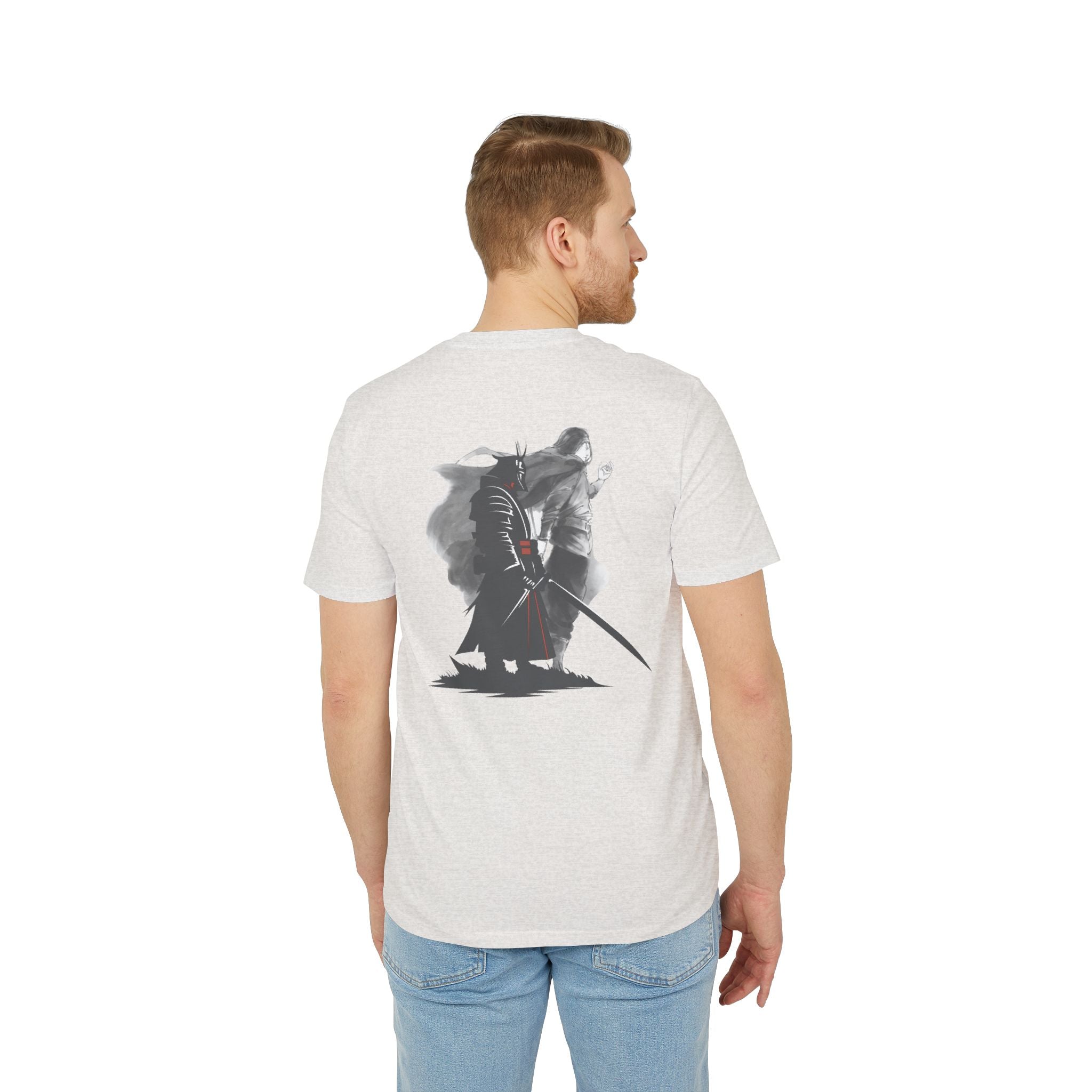 Samurai Shadow Tee — "Embrace the Demons" Graphic T-Shirt