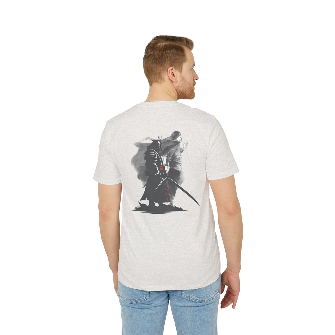 Samurai Shadow Tee — "Embrace the Demons" Graphic T-Shirt