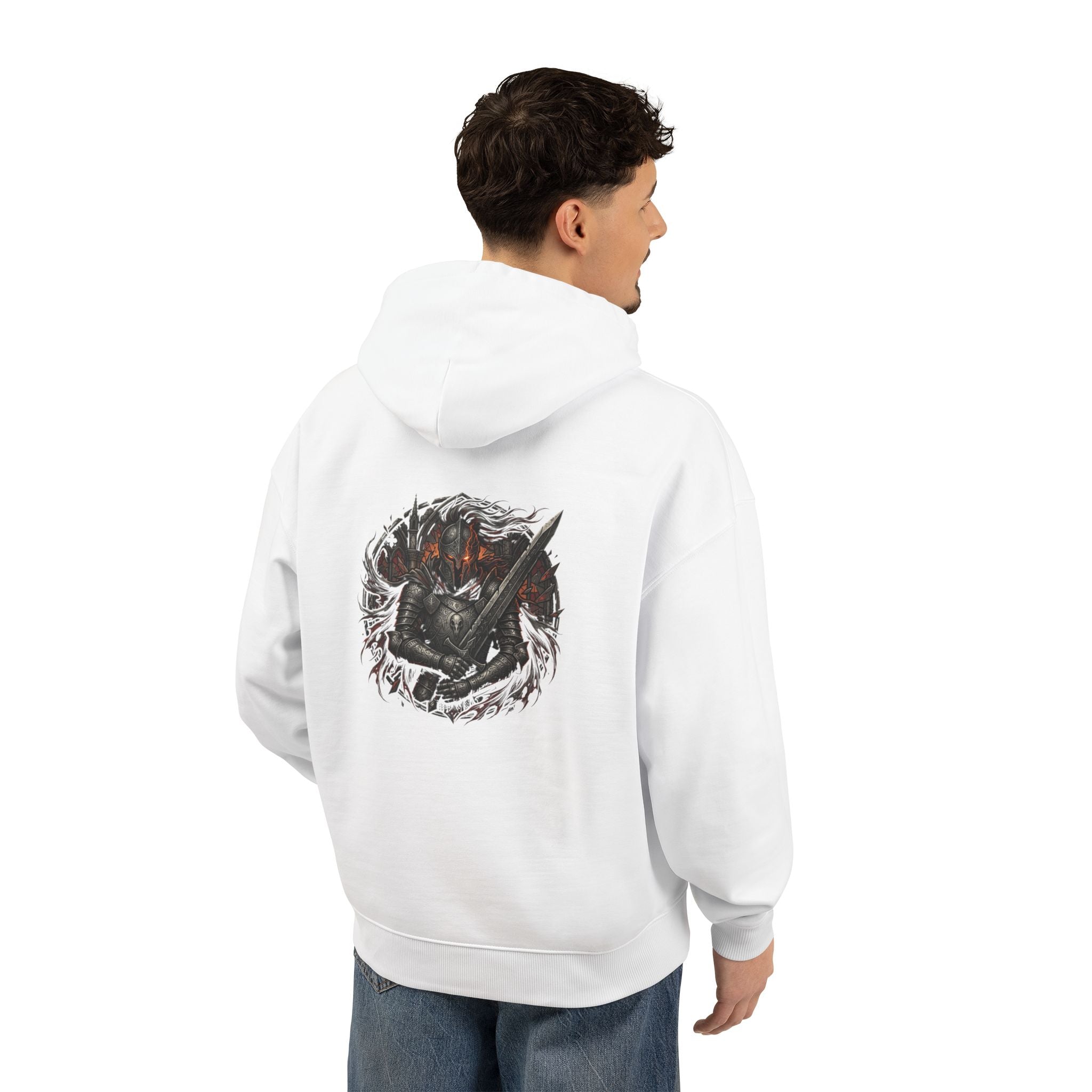 Embrace Your Demons Hoodie — Graphic Organic Relaxed Pullover