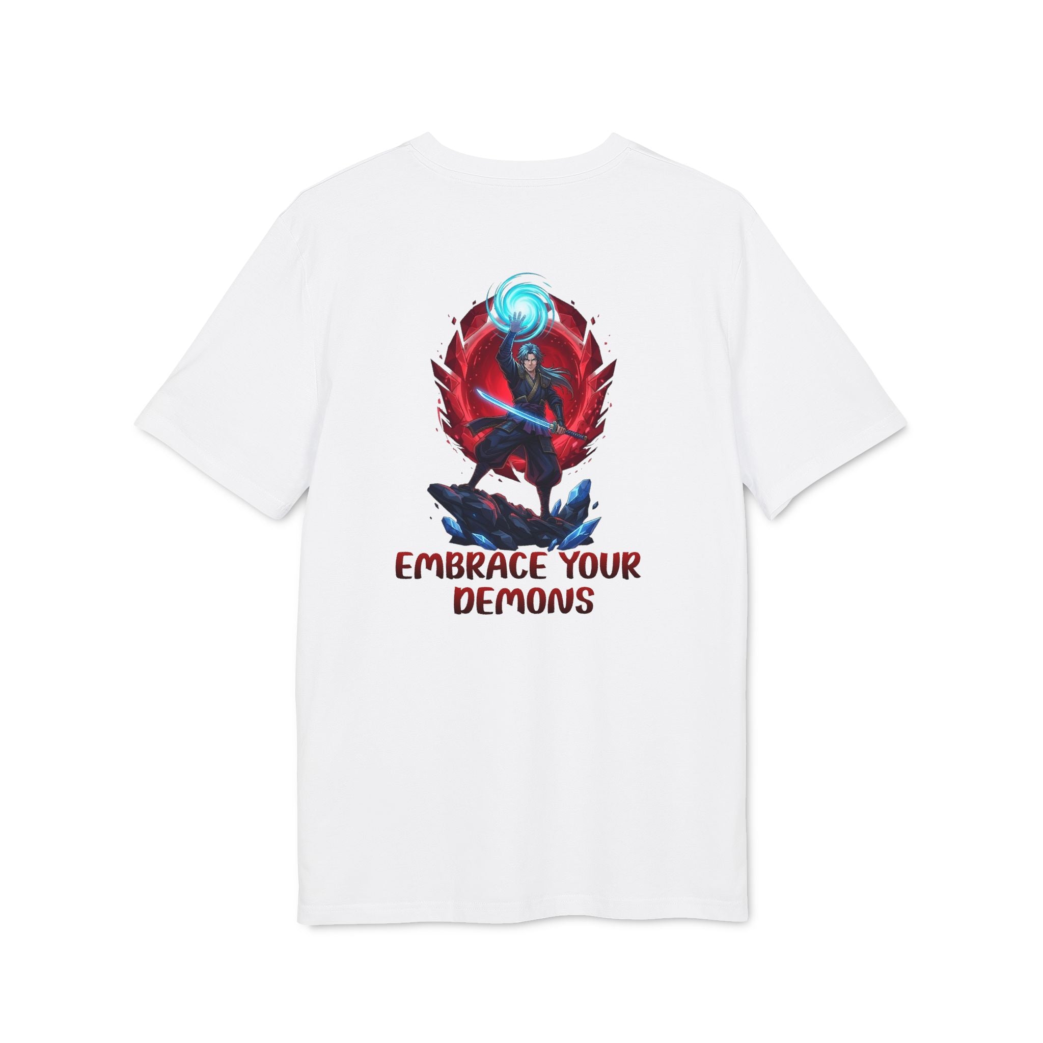 Embrace Your Demons T-Shirt — Gothic Demon Rider Graphic Tee