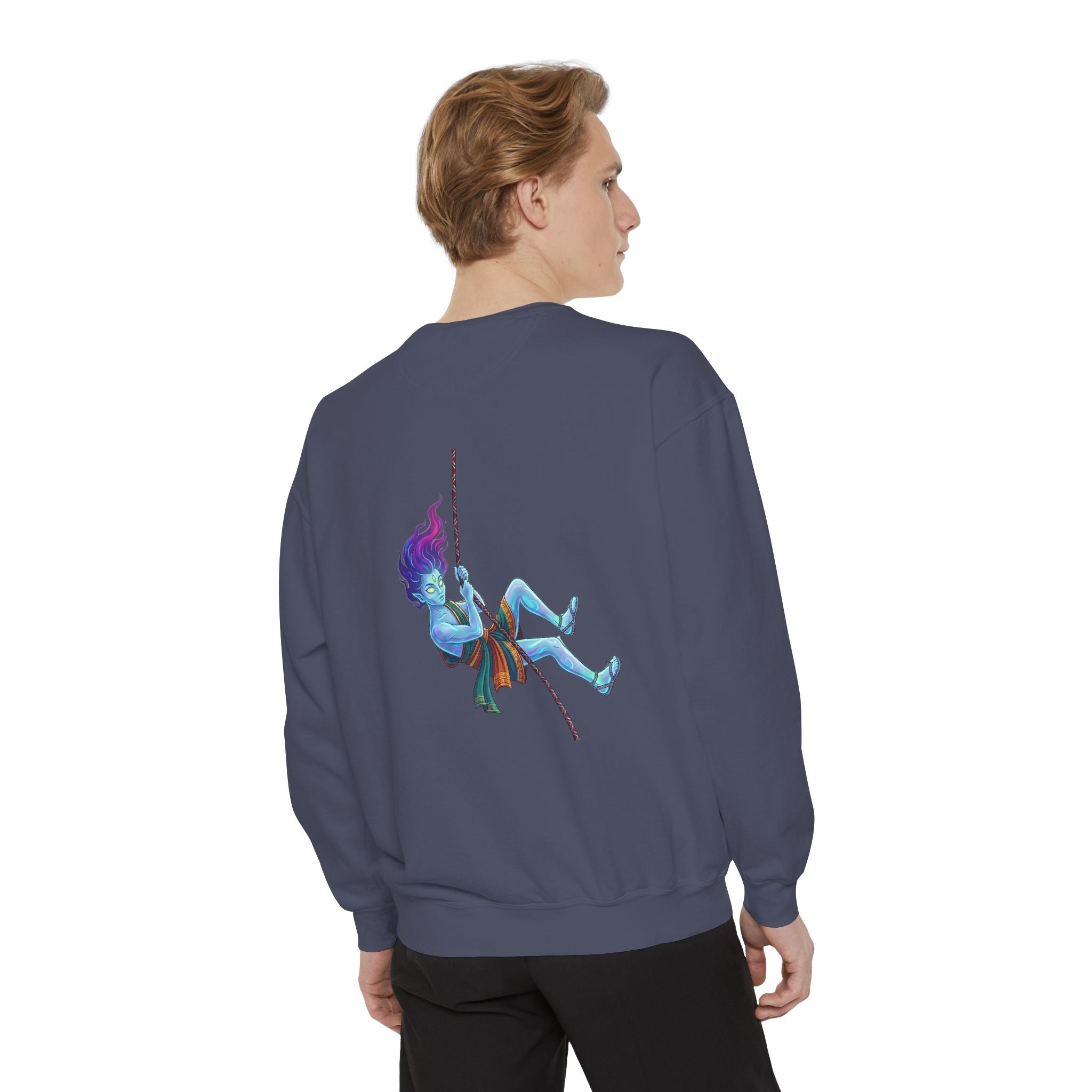 Sweatshirt — "Embrace Your Demons" Demon Climber Graphic Sweatshirt