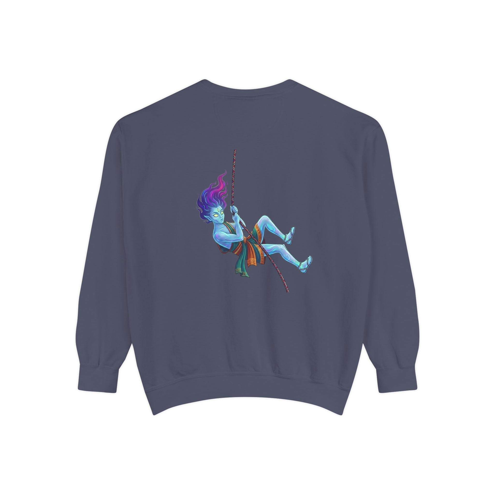 Sweatshirt — "Embrace Your Demons" Demon Climber Graphic Sweatshirt