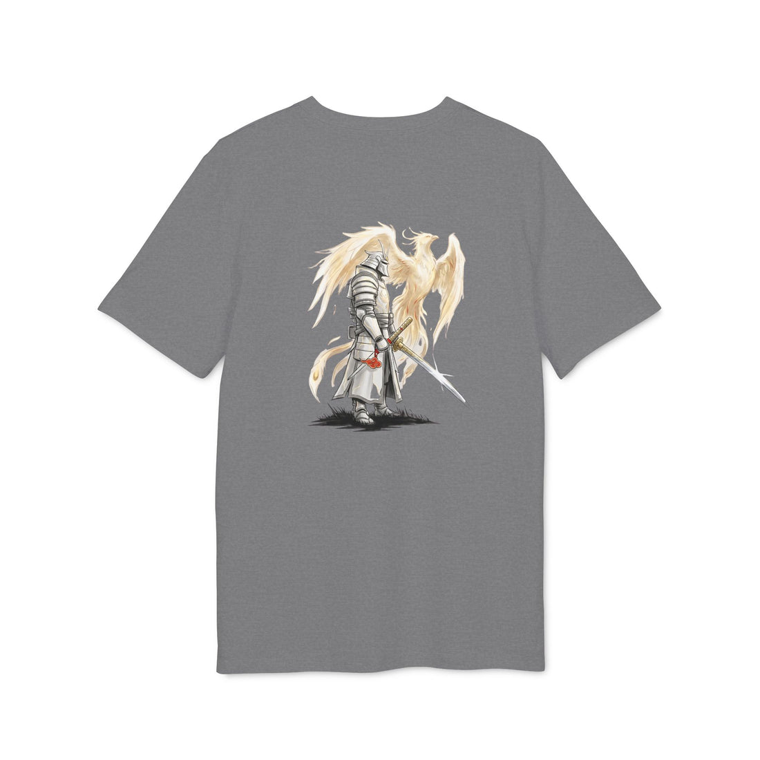 T-Shirt — “I Am Forged By My Shadow” Knight Angel Graphic Tee