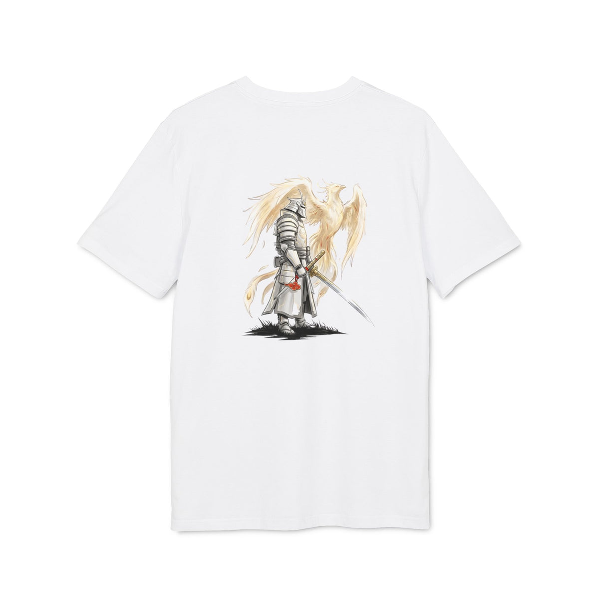 T-Shirt — “I Am Forged By My Shadow” Knight Angel Graphic Tee