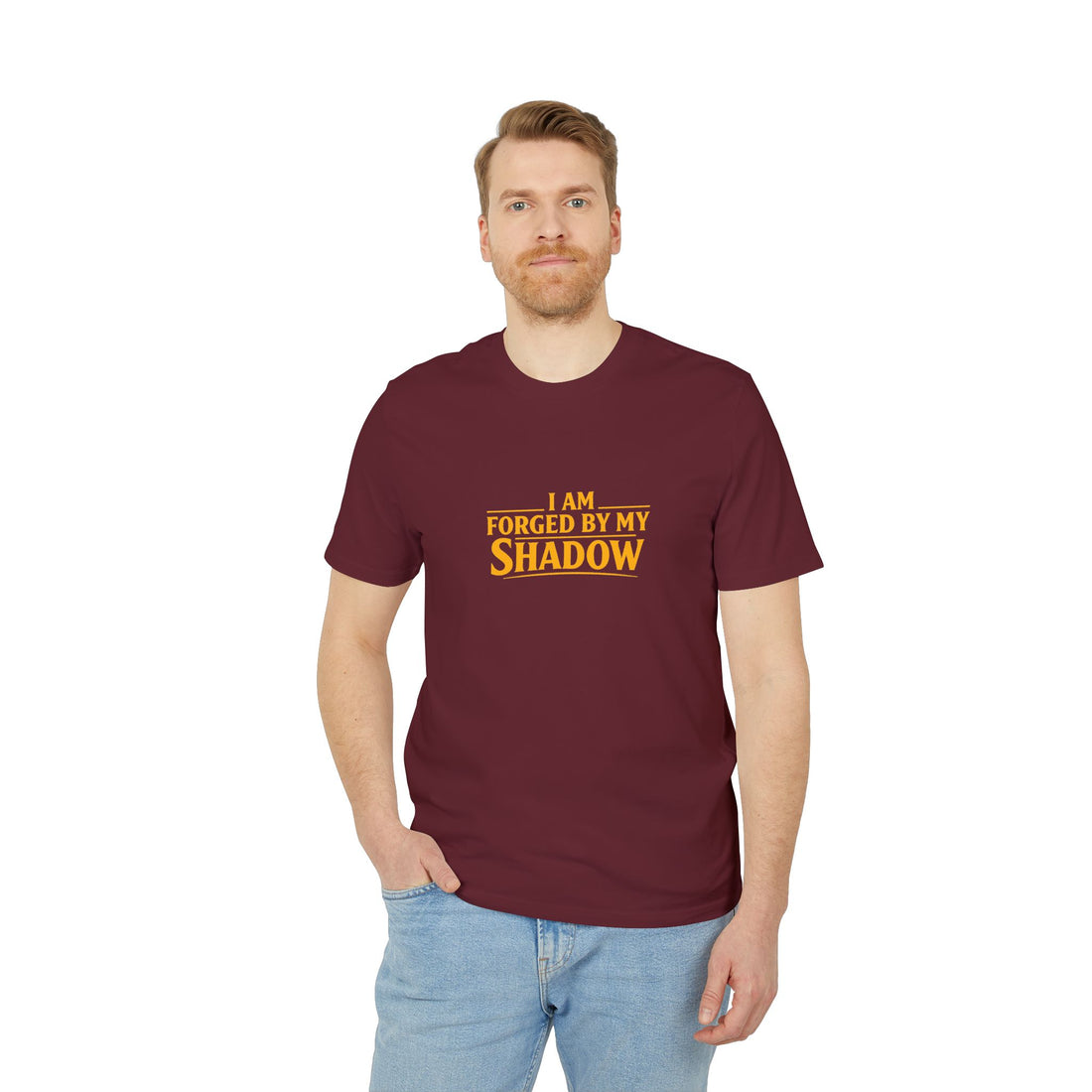 T-Shirt — “I Am Forged By My Shadow” Knight Angel Graphic Tee