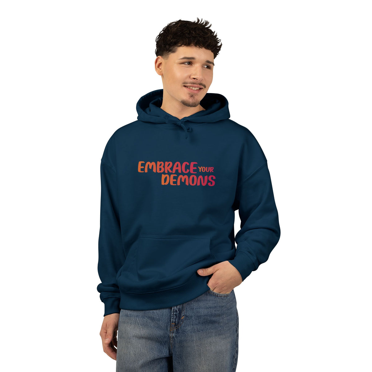 Embrace Your Demons Hoodie — Graphic Spirituality Pullover