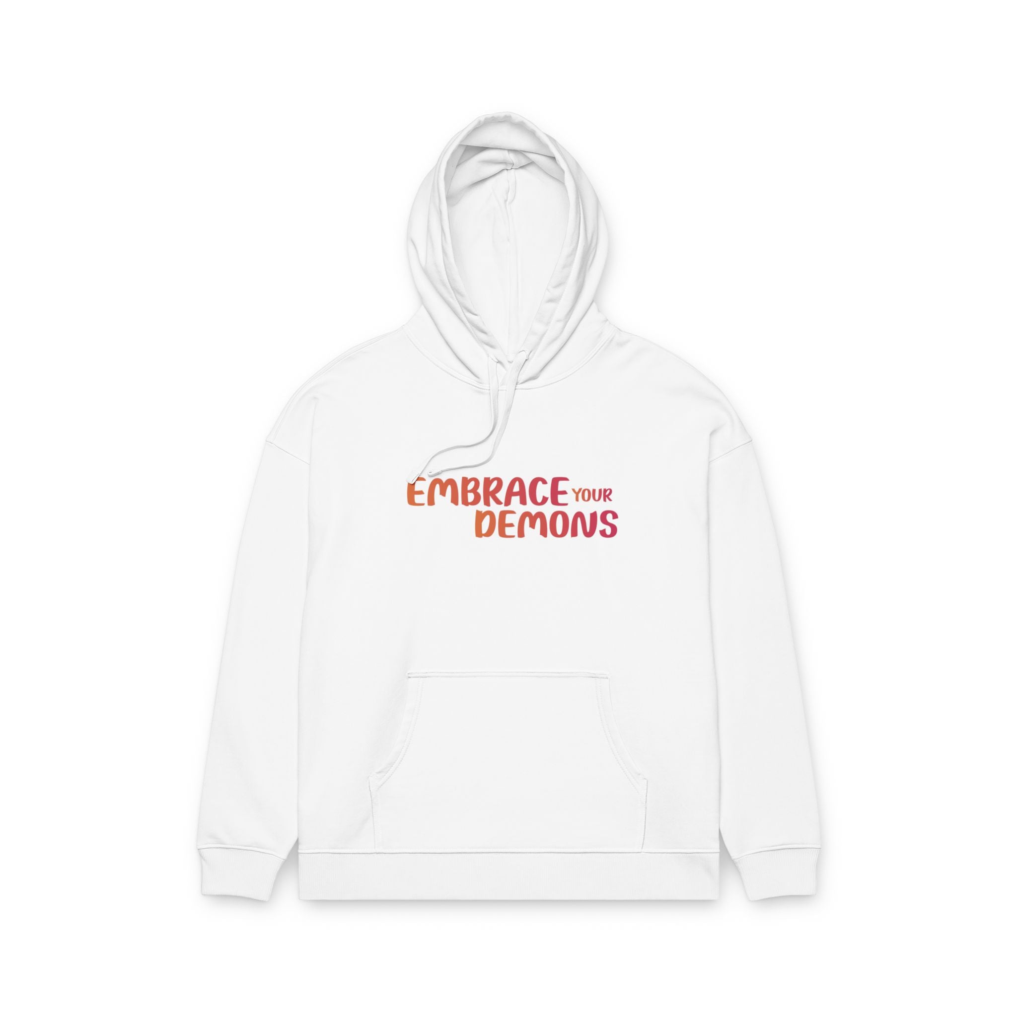 Embrace Your Demons Hoodie — Graphic Spirituality Pullover