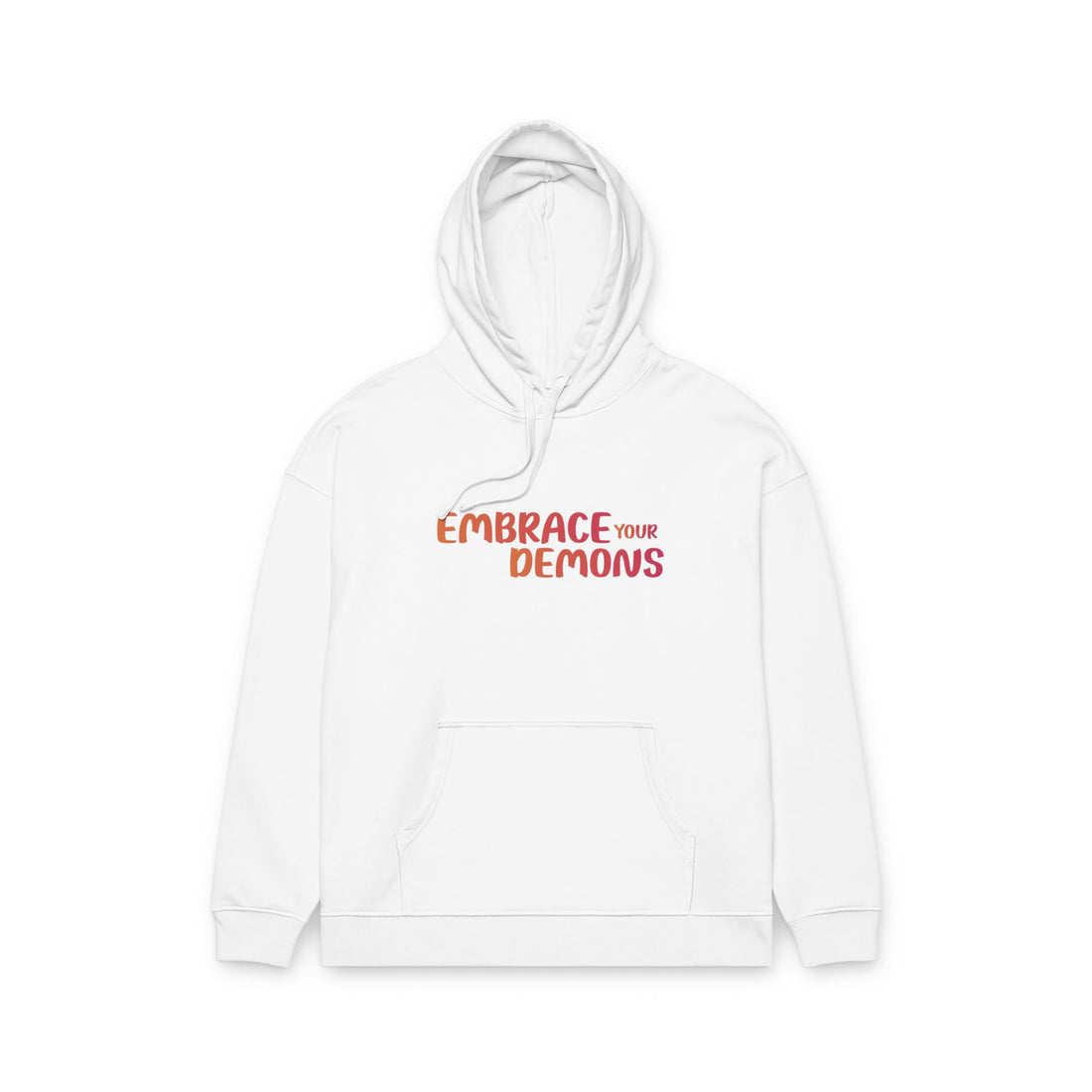 Embrace Your Demons Hoodie — Graphic Spirituality Pullover