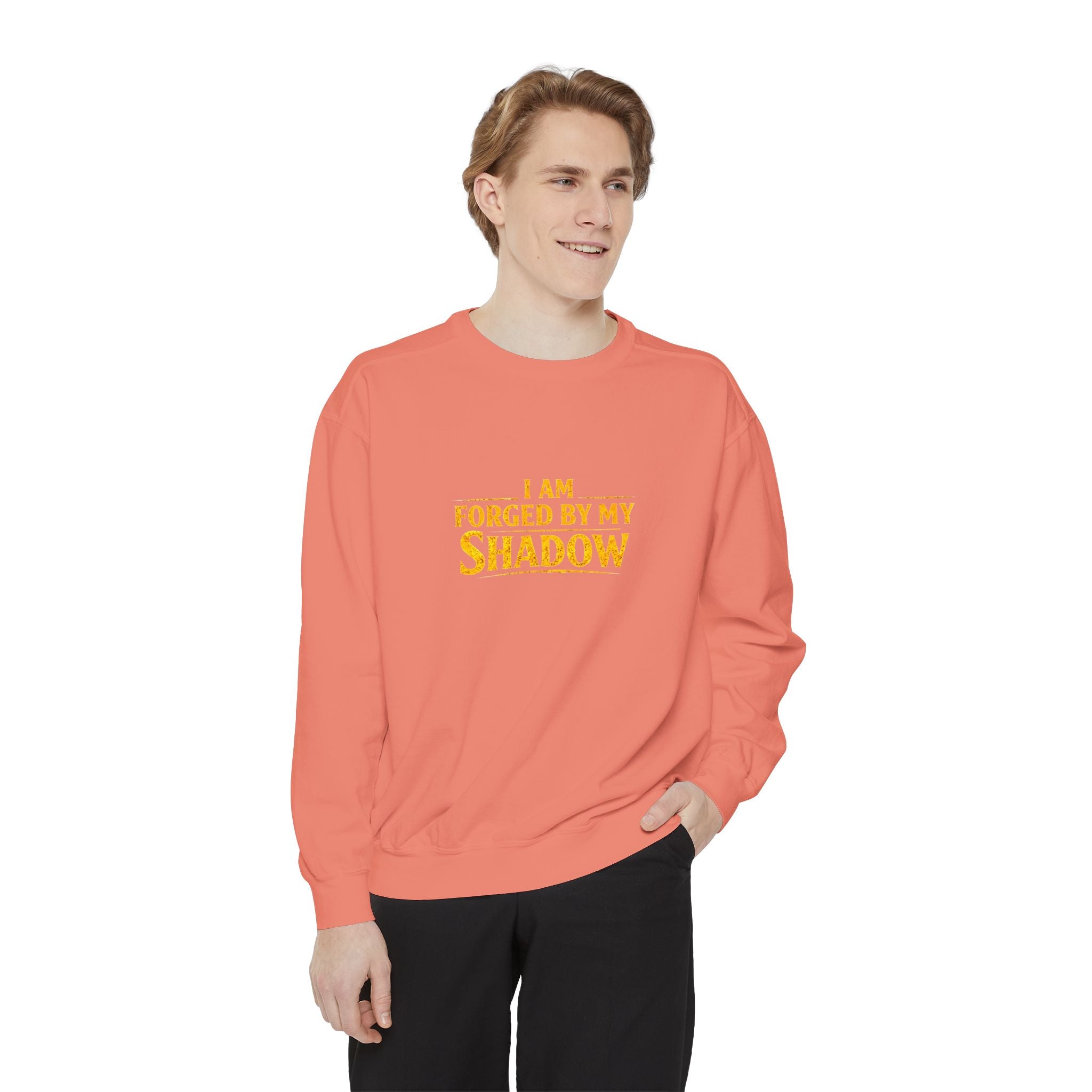 Forged by My Shadow Sweatshirt — Viking Warrior Graphic Crewneck