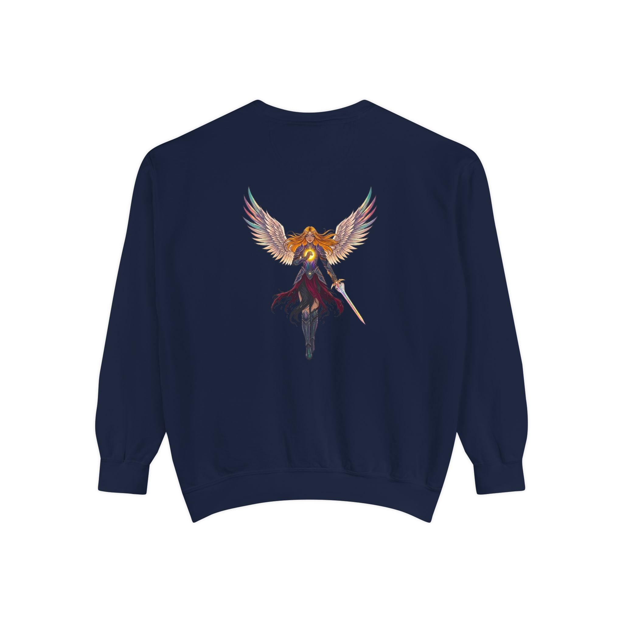 Embrace Your Demons Sweatshirt — Angel Warrior Graphic Crewneck