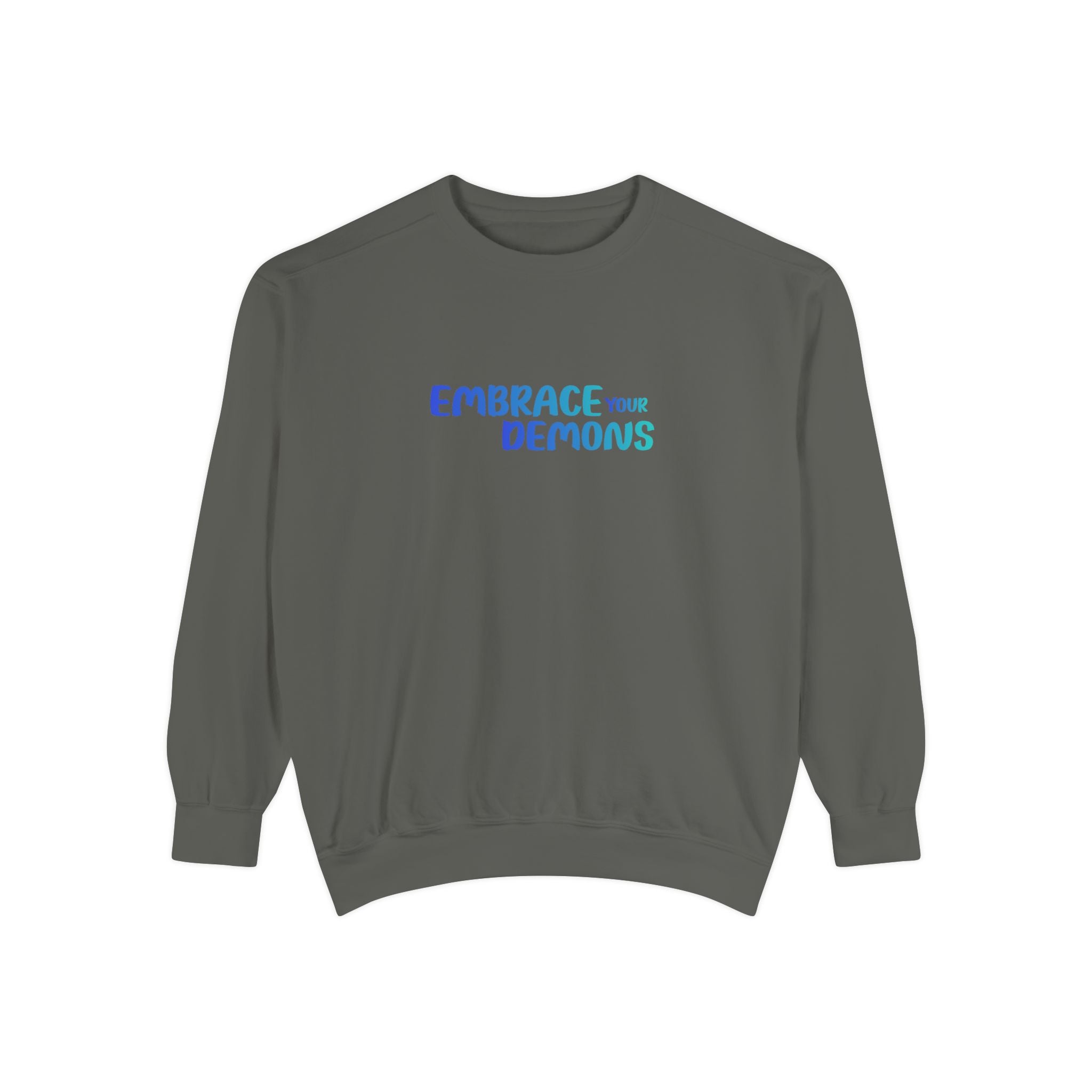 Sweatshirt — "Embrace Your Demons" Demon Climber Graphic Sweatshirt