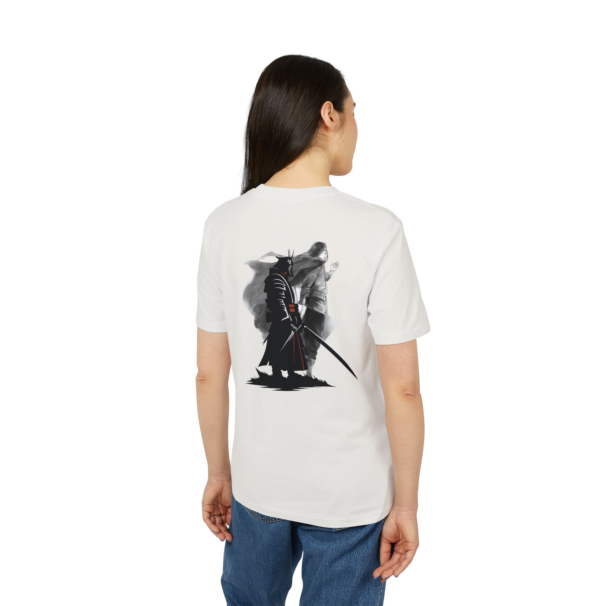 Samurai Shadow Tee — "Embrace the Demons" Graphic T-Shirt