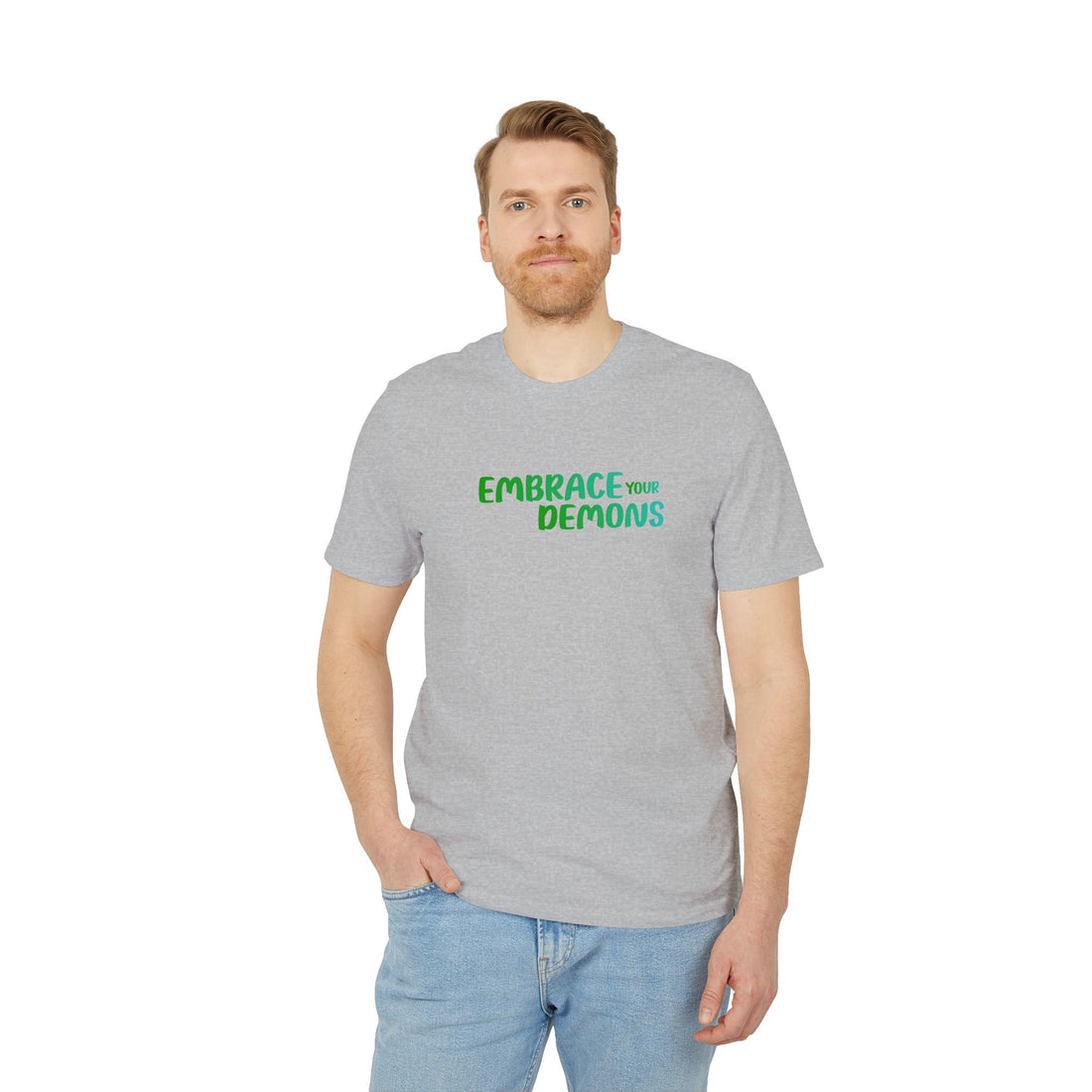 Embrace Your Demons T-Shirt — Cute Forest Mage Graphic Tee
