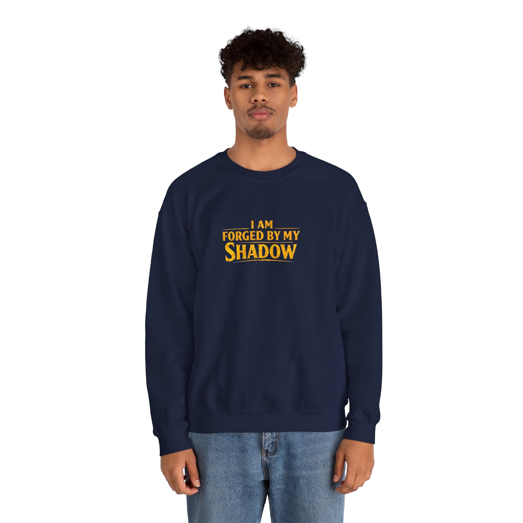 Embrace Your Demons Crewneck Sweatshirt Fantasy Warrior Graphic
