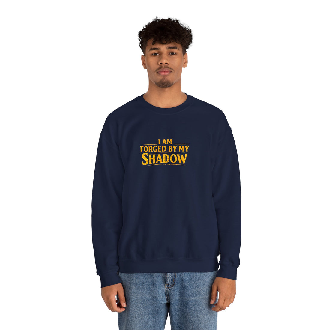 Embrace Your Demons Crewneck Sweatshirt Fantasy Warrior Graphic