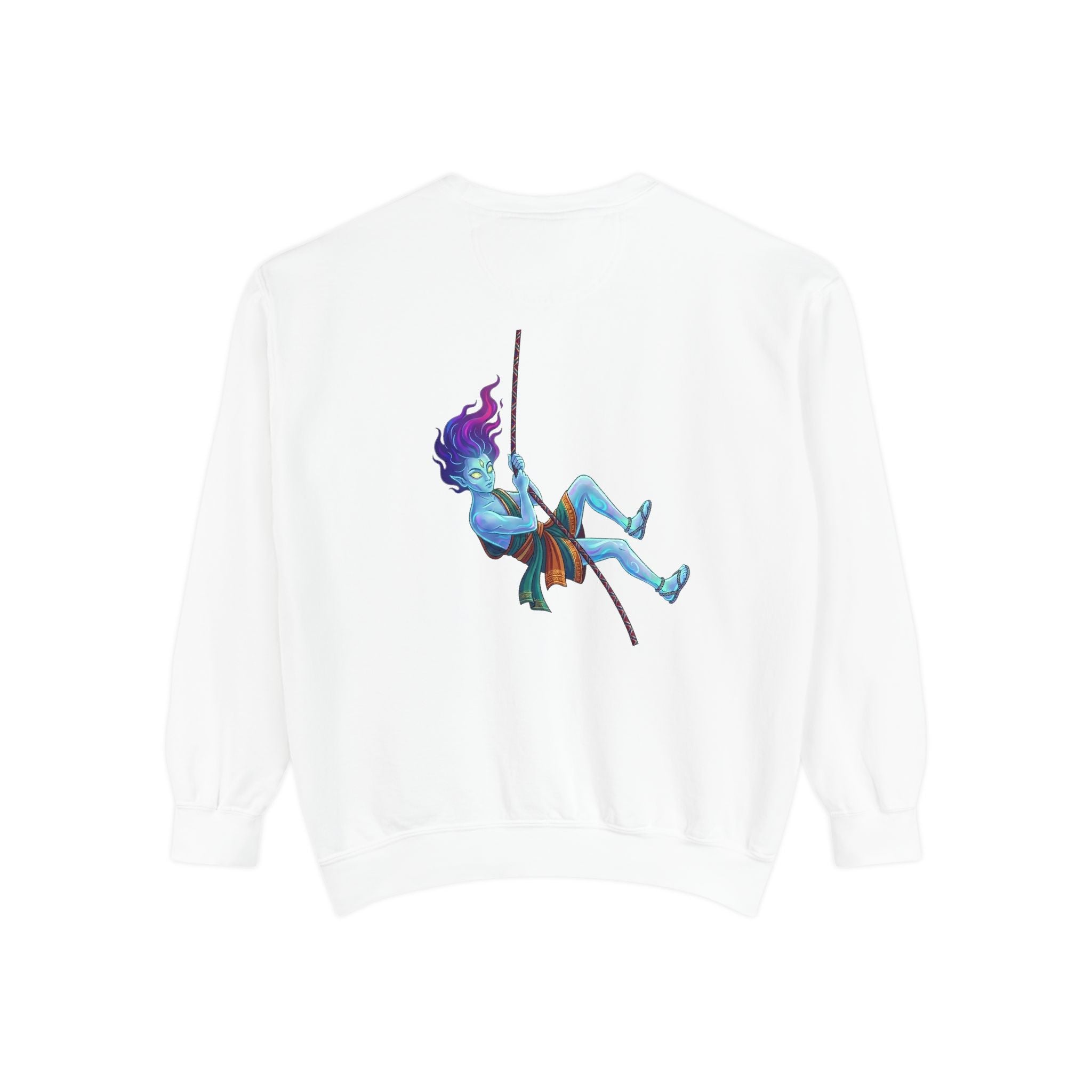 Sweatshirt — "Embrace Your Demons" Demon Climber Graphic Sweatshirt