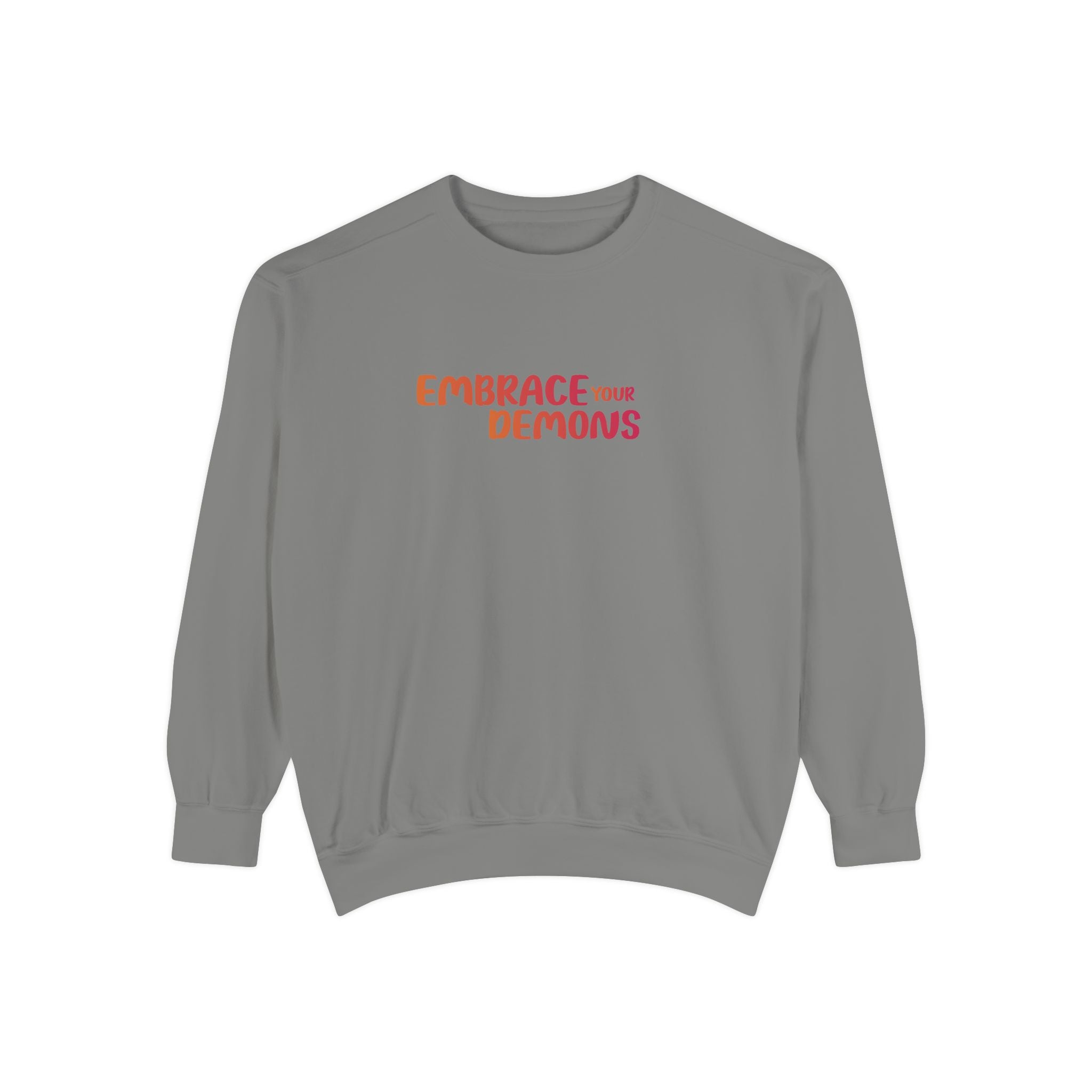 Embrace Your Demons Sweatshirt — Samurai Warrior Graphic Crewneck