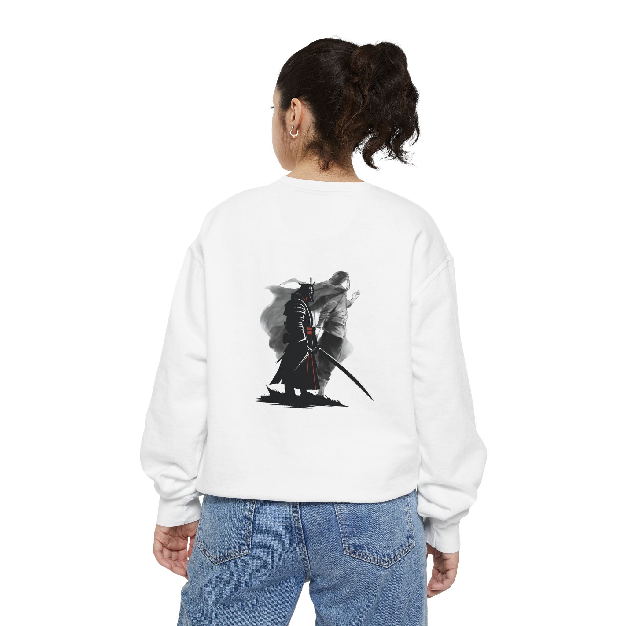 Embrace Your Demons Sweatshirt — Samurai Warrior Graphic Crewneck