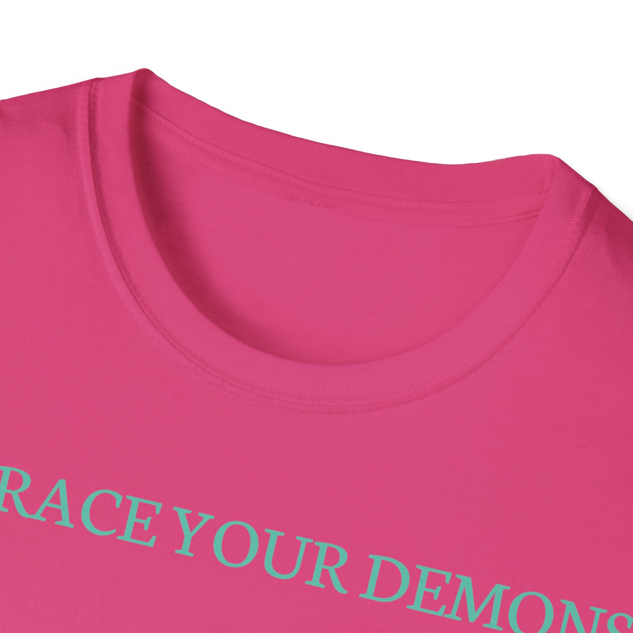 T-Shirt — "Embrace Your Demons" Fantasy Warrior Graphic Tee