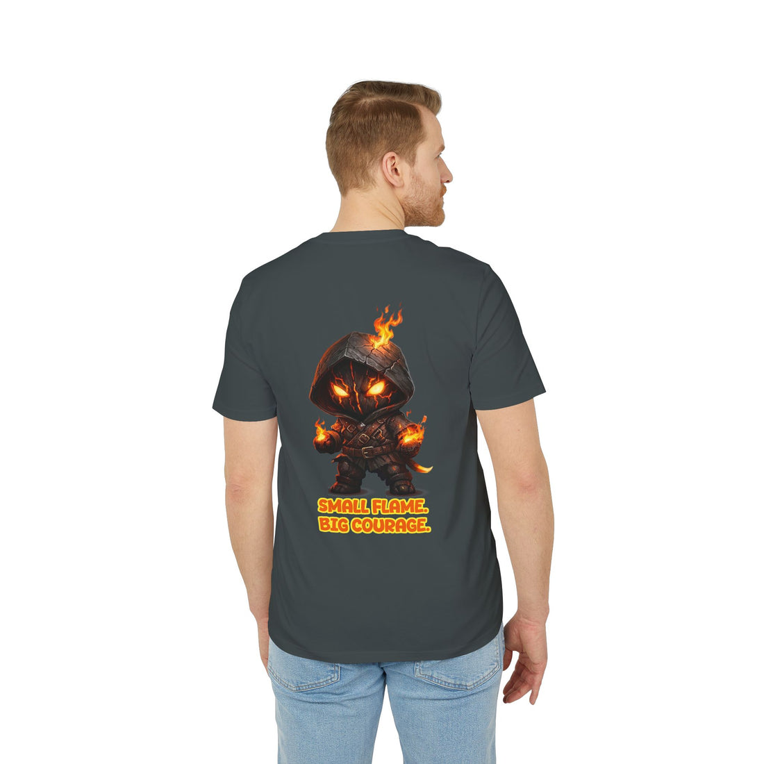 Embrace Your Demons T-Shirt — Small Flame Big Courage Graphic Tee
