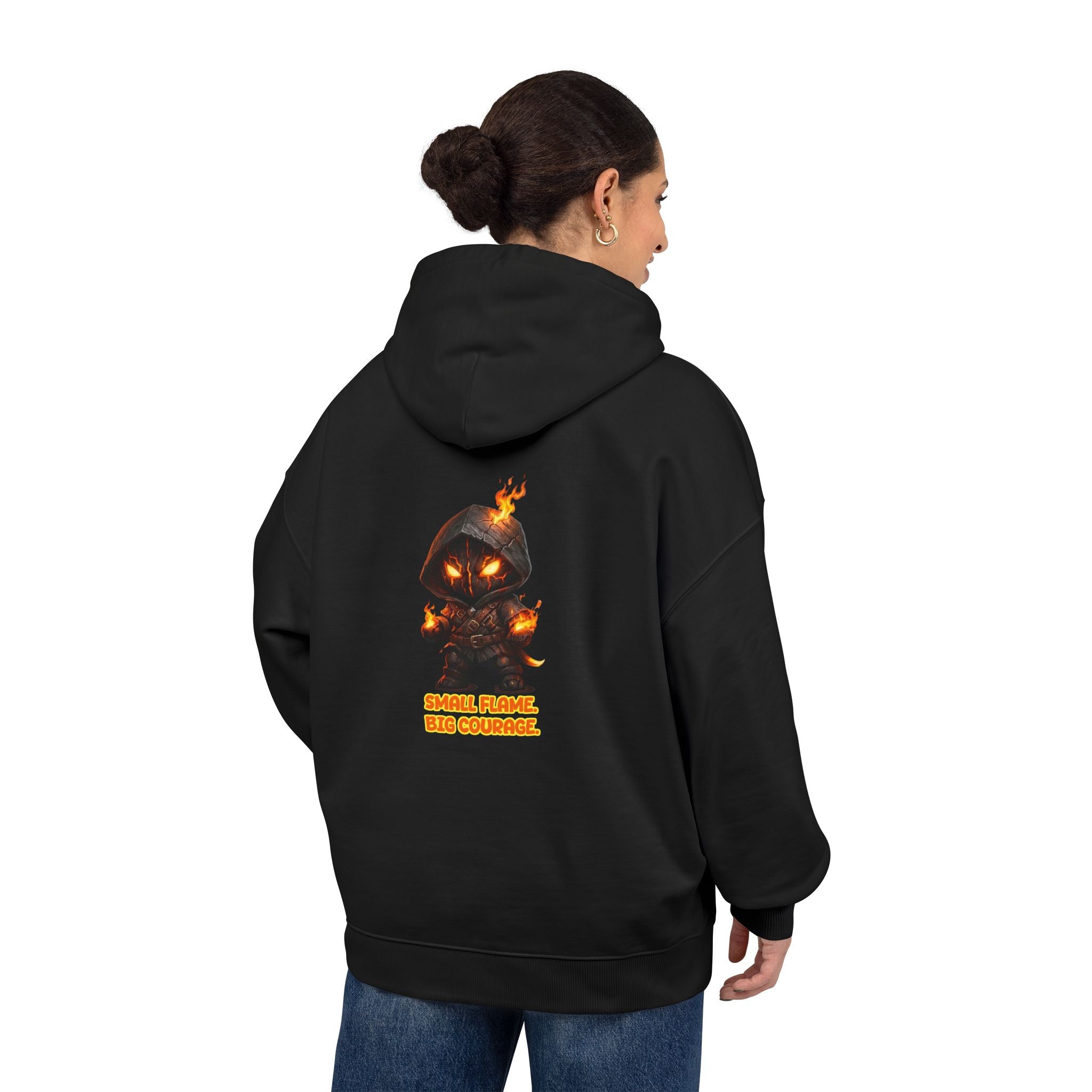 Embrace Your Demons Hoodie — Cute Fiery Demon Graphic Sweatshirt