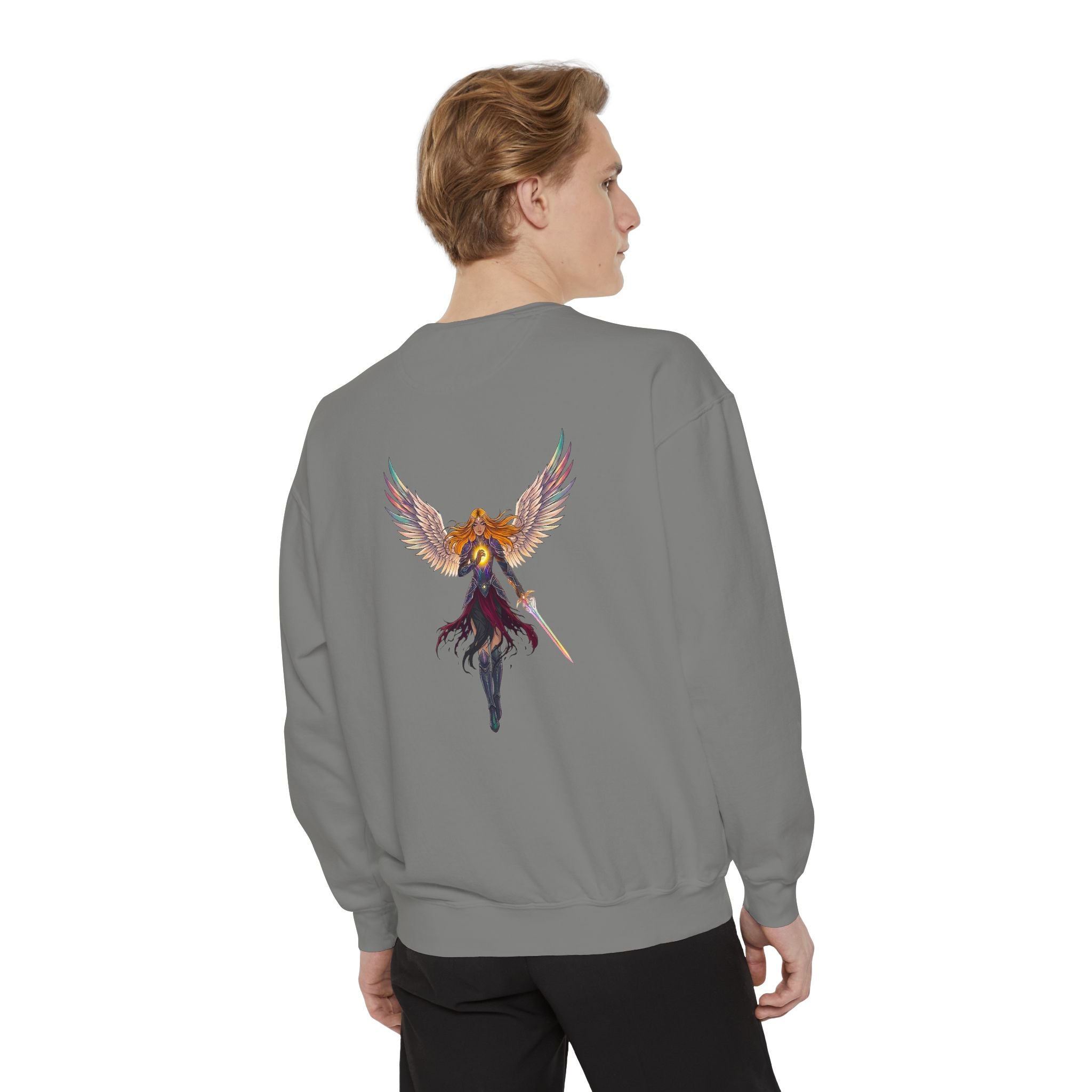 Embrace Your Demons Sweatshirt — Angel Warrior Graphic Crewneck