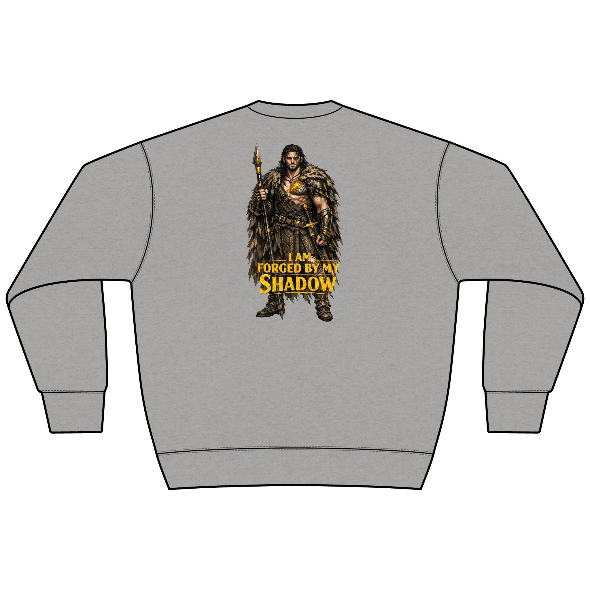 Embrace Your Demons Sweatshirt — I Am Forged By My Shadow Graphic
