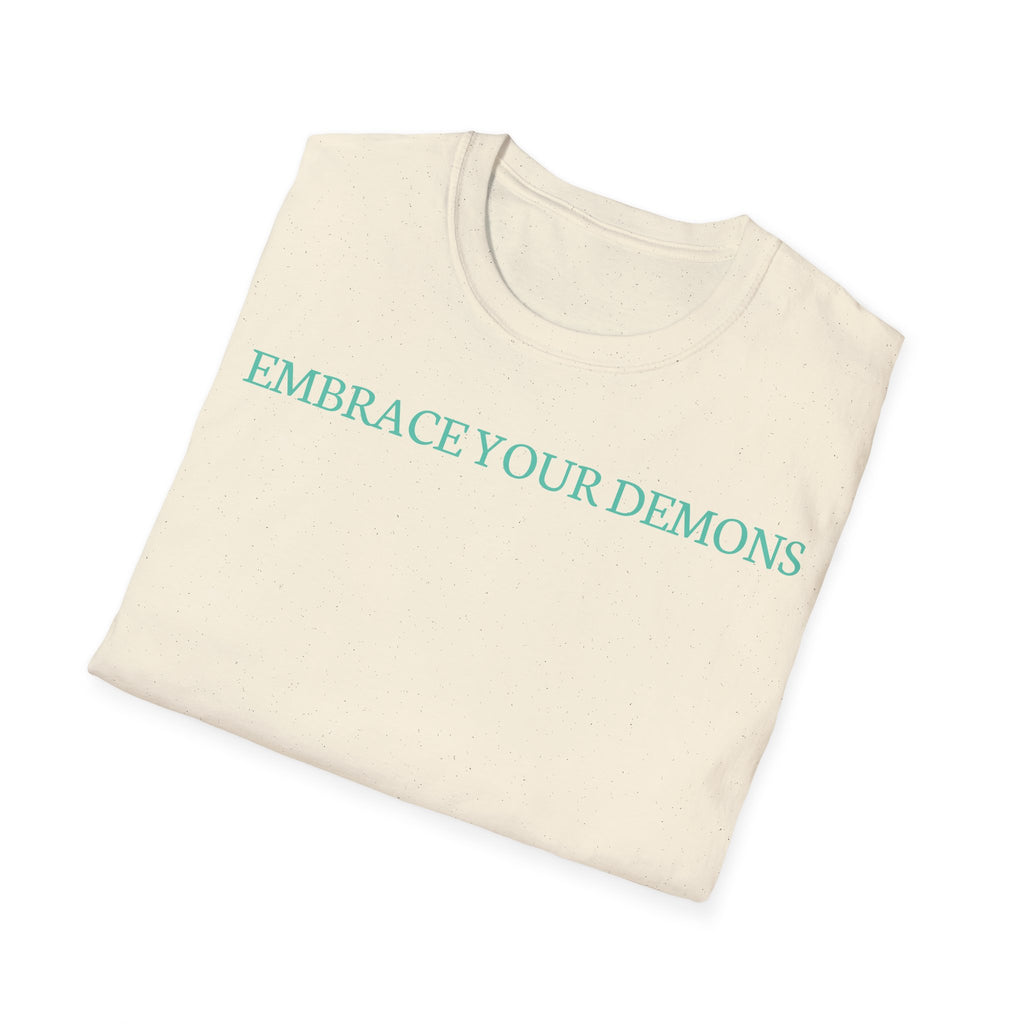 T-Shirt — "Embrace Your Demons" Fantasy Warrior Graphic Tee
