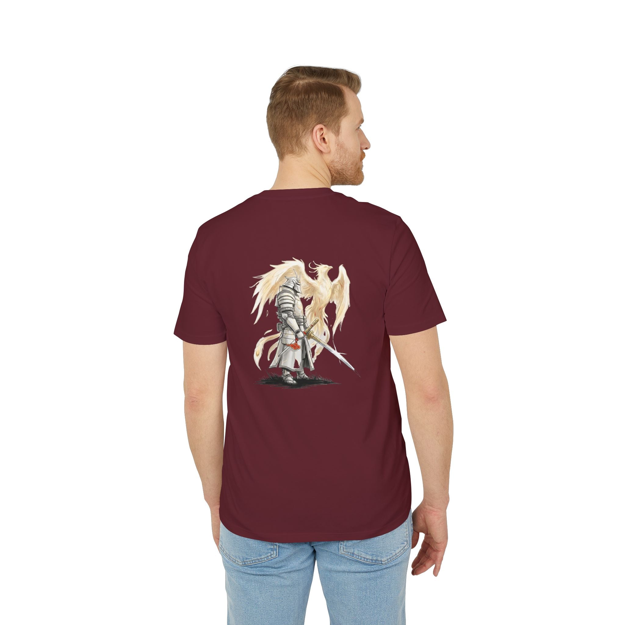 T-Shirt — “I Am Forged By My Shadow” Knight Angel Graphic Tee