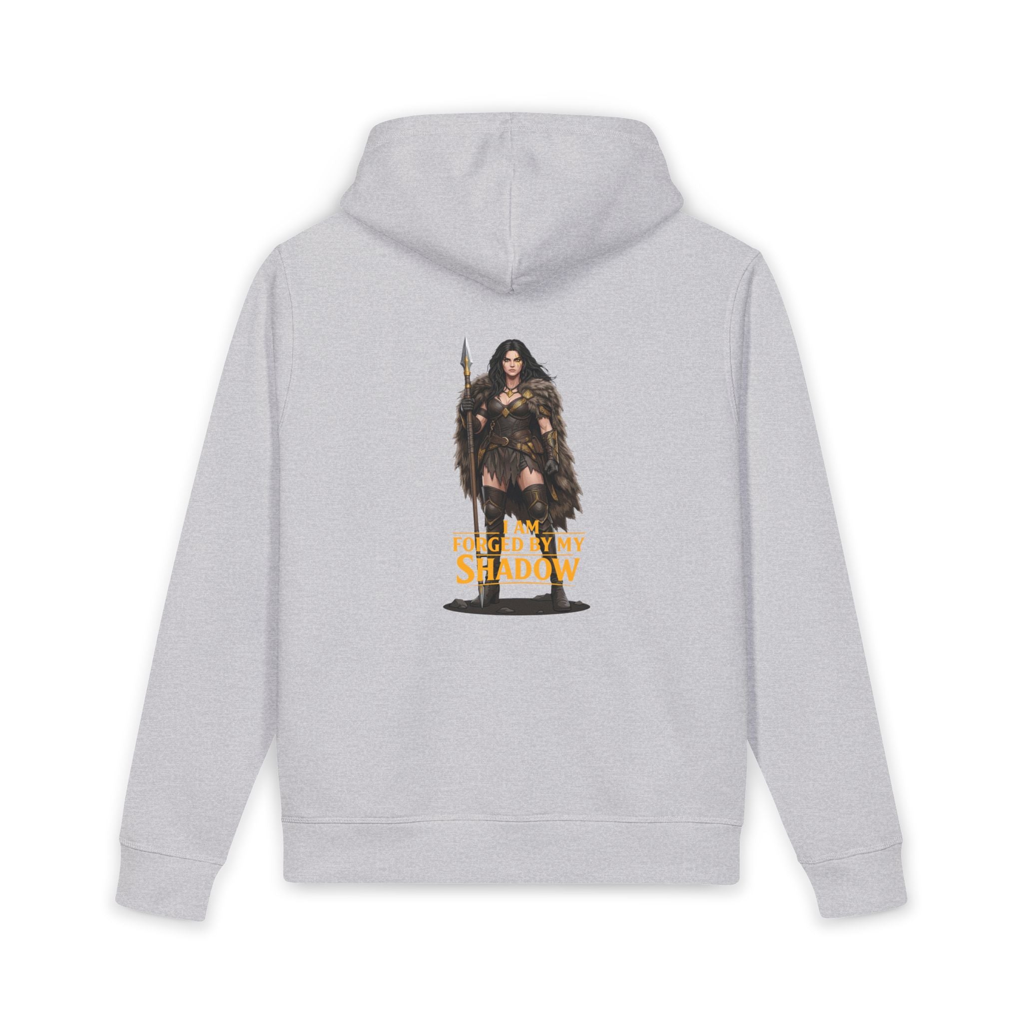 Forged by My Shadow Hoodie — Fantasy Warrior Graphic Hoodie