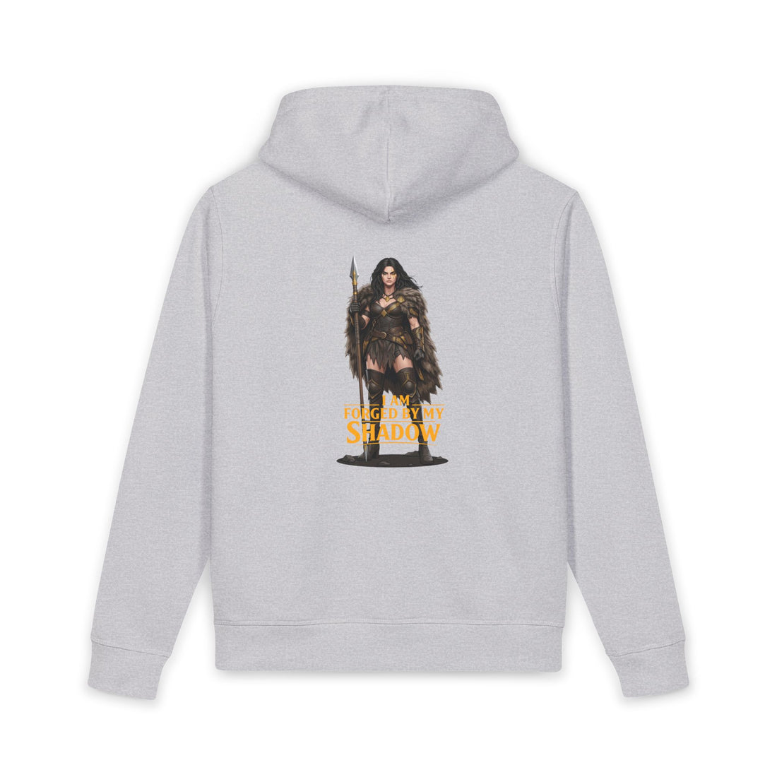 Forged by My Shadow Hoodie — Fantasy Warrior Graphic Hoodie