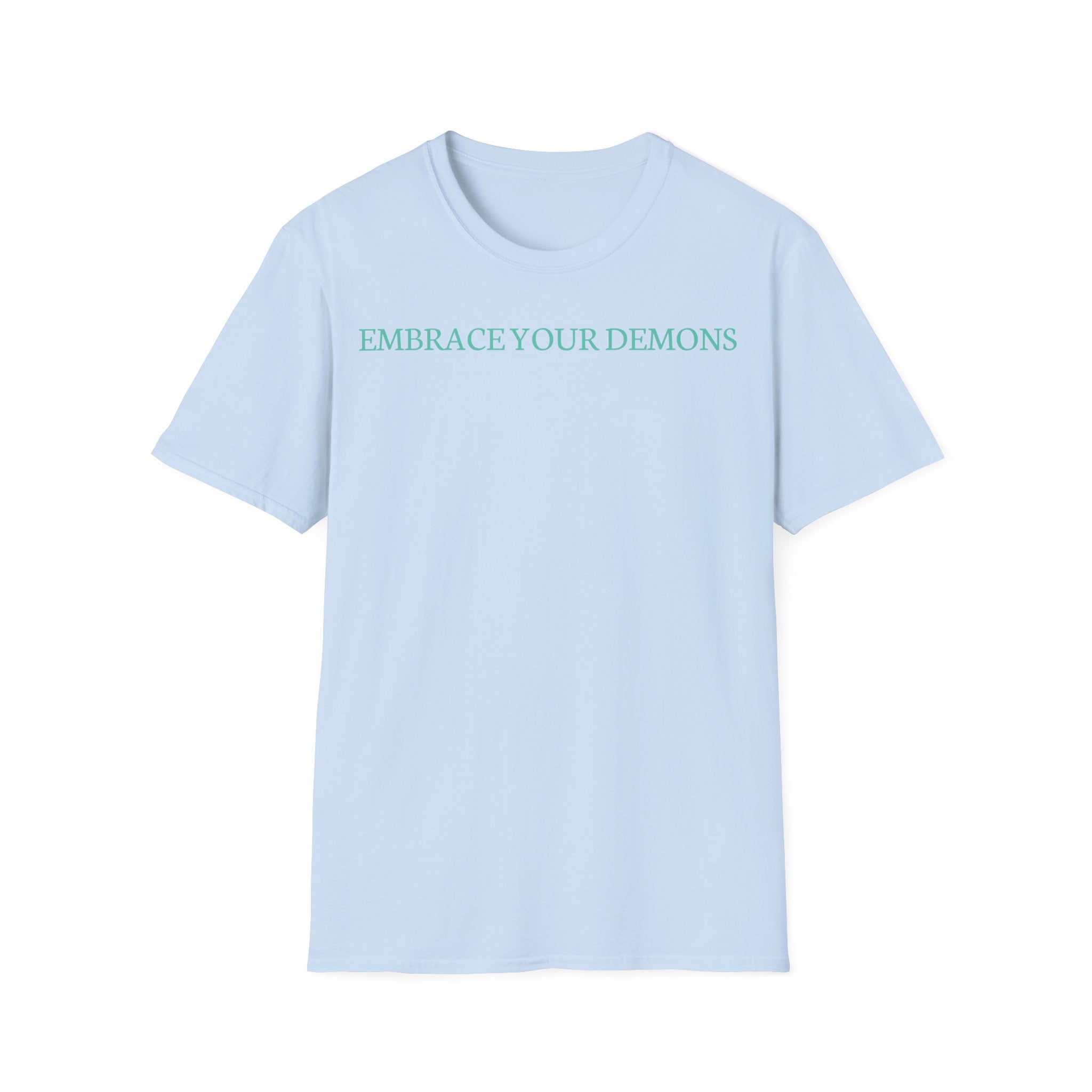 T-Shirt — "Embrace Your Demons" Fantasy Warrior Graphic Tee