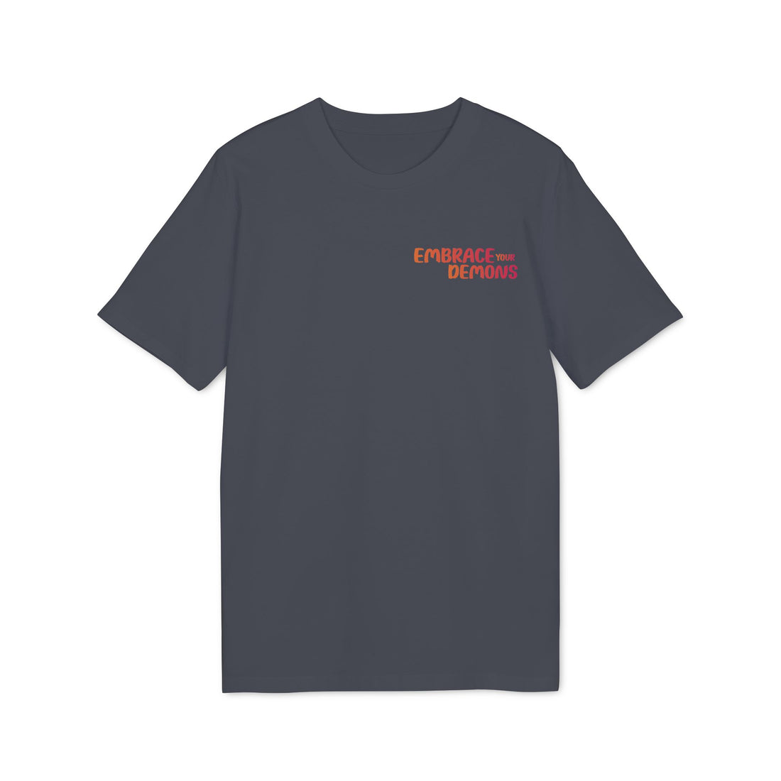 Embrace Your Demons T-Shirt — Gothic Demon Rider Graphic Tee