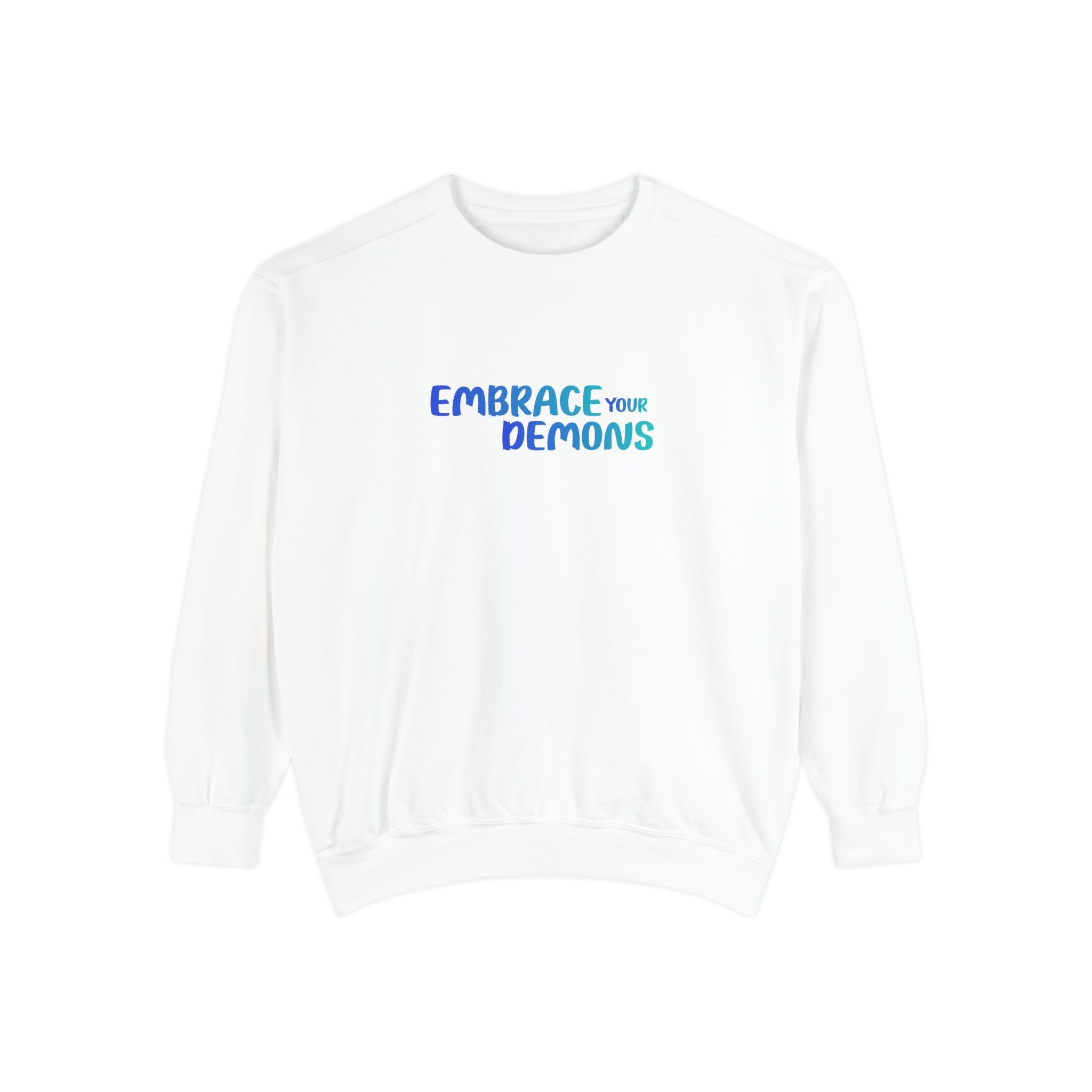 Sweatshirt — "Embrace Your Demons" Demon Climber Graphic Sweatshirt