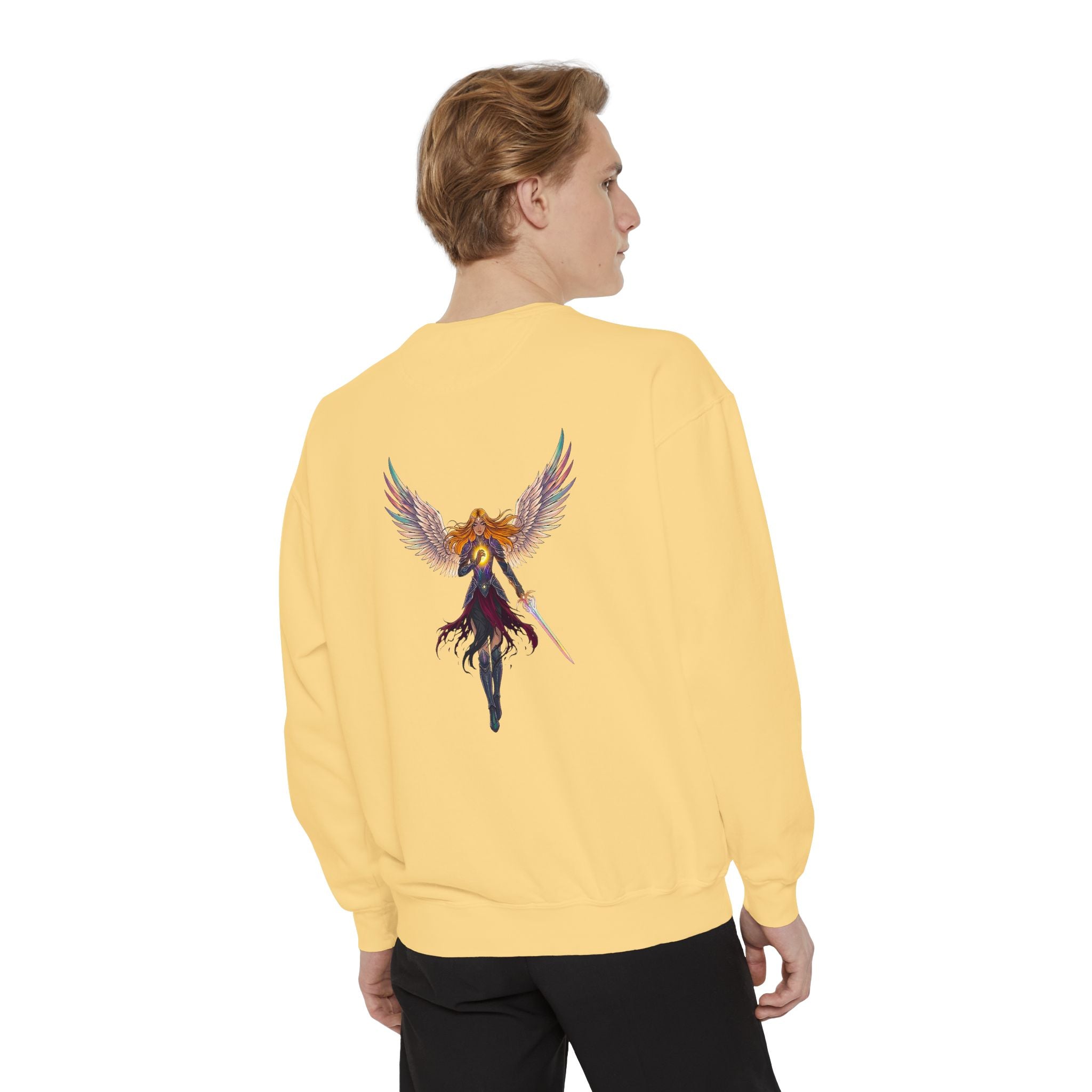 Embrace Your Demons Sweatshirt — Angel Warrior Graphic Crewneck