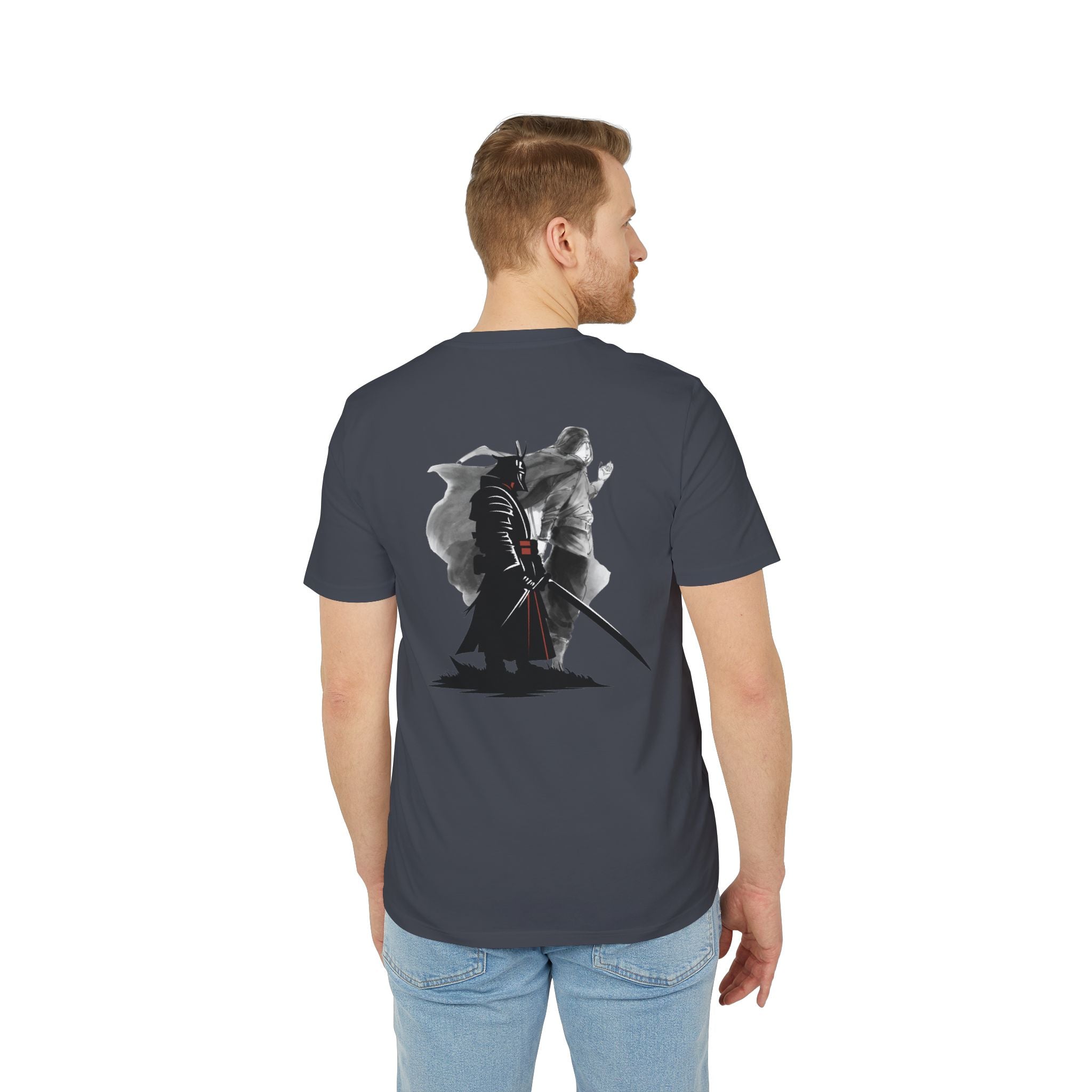 Samurai Shadow Tee — "Embrace the Demons" Graphic T-Shirt