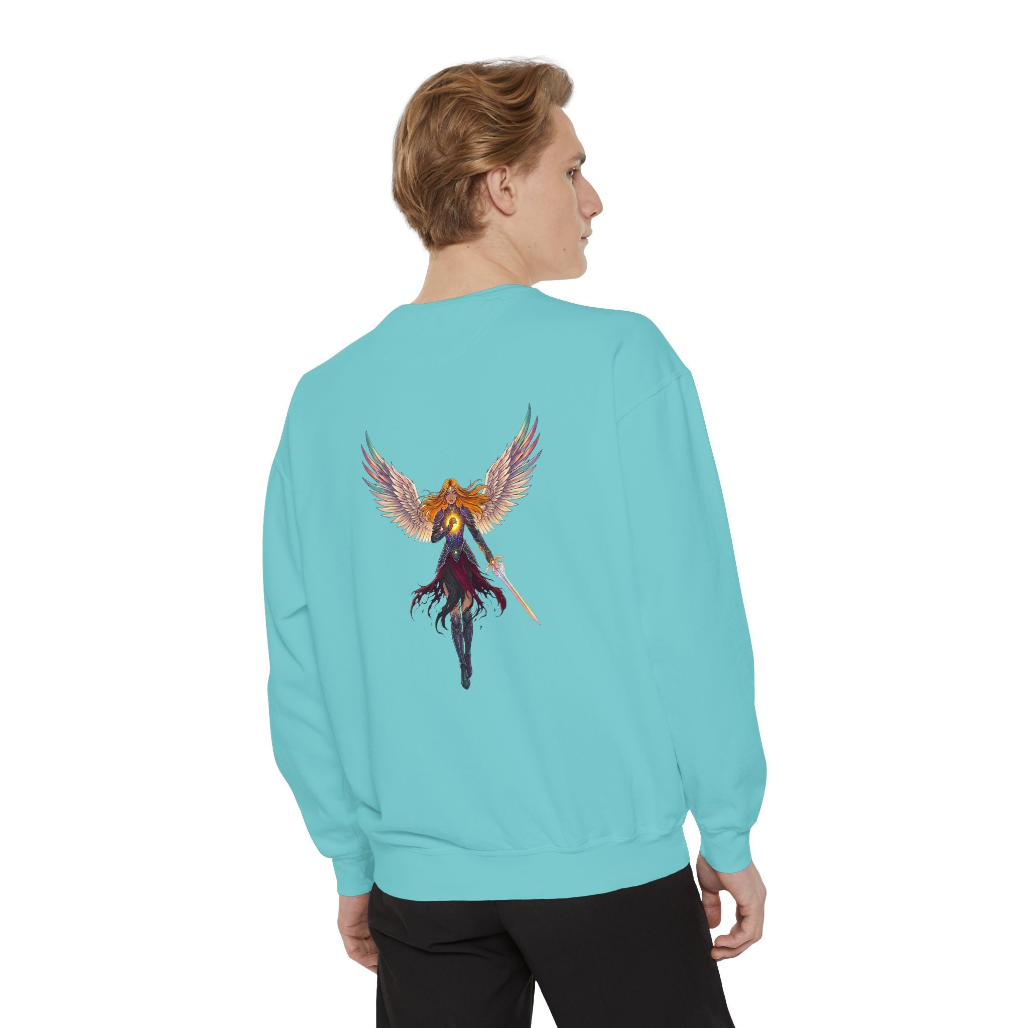 Embrace Your Demons Sweatshirt — Angel Warrior Graphic Crewneck