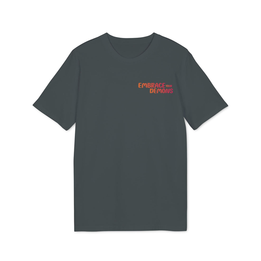 Embrace Your Demons T-Shirt — Gothic Demon Rider Graphic Tee