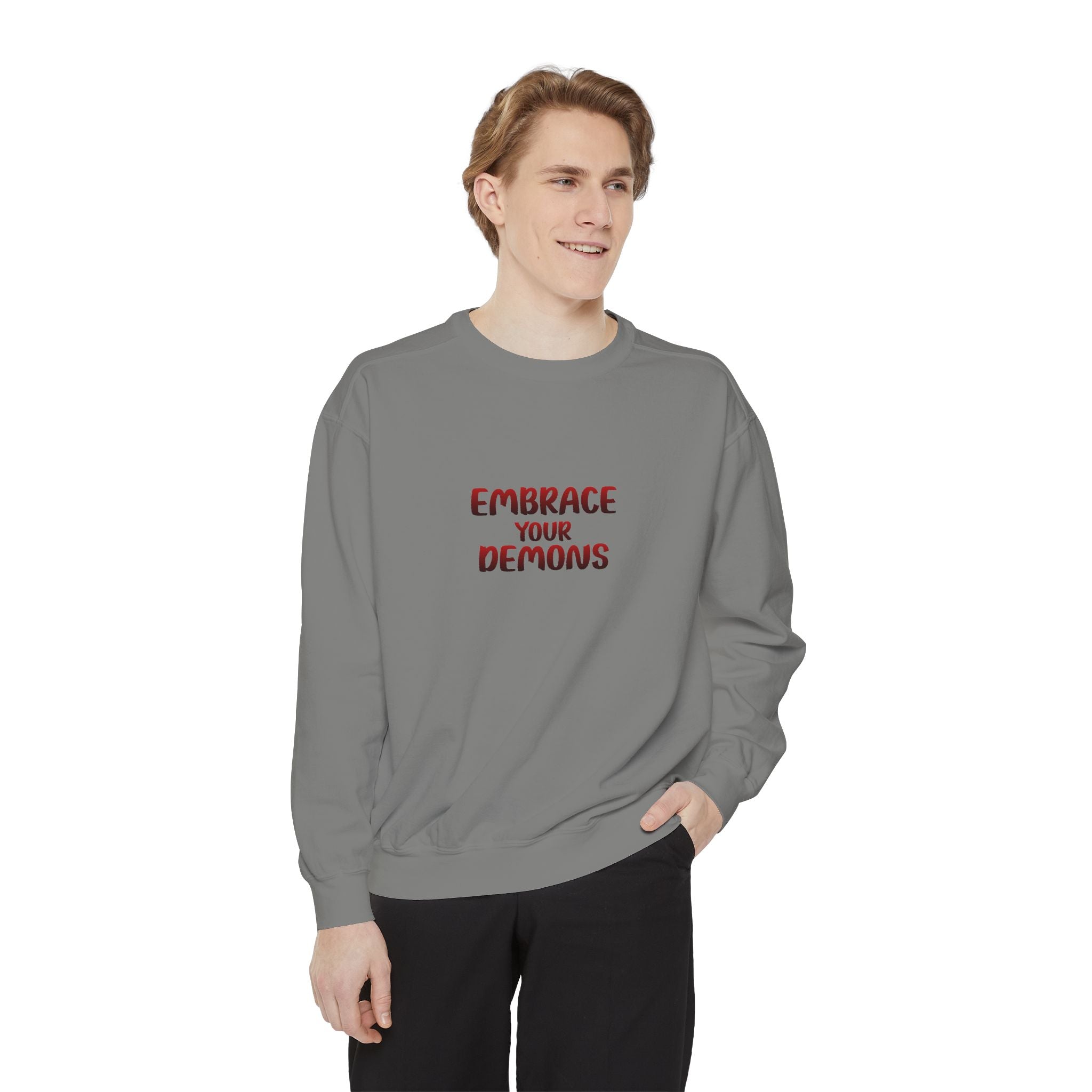 Beautifully Dengerous Unisex Garment-Dyed Sweatshirt