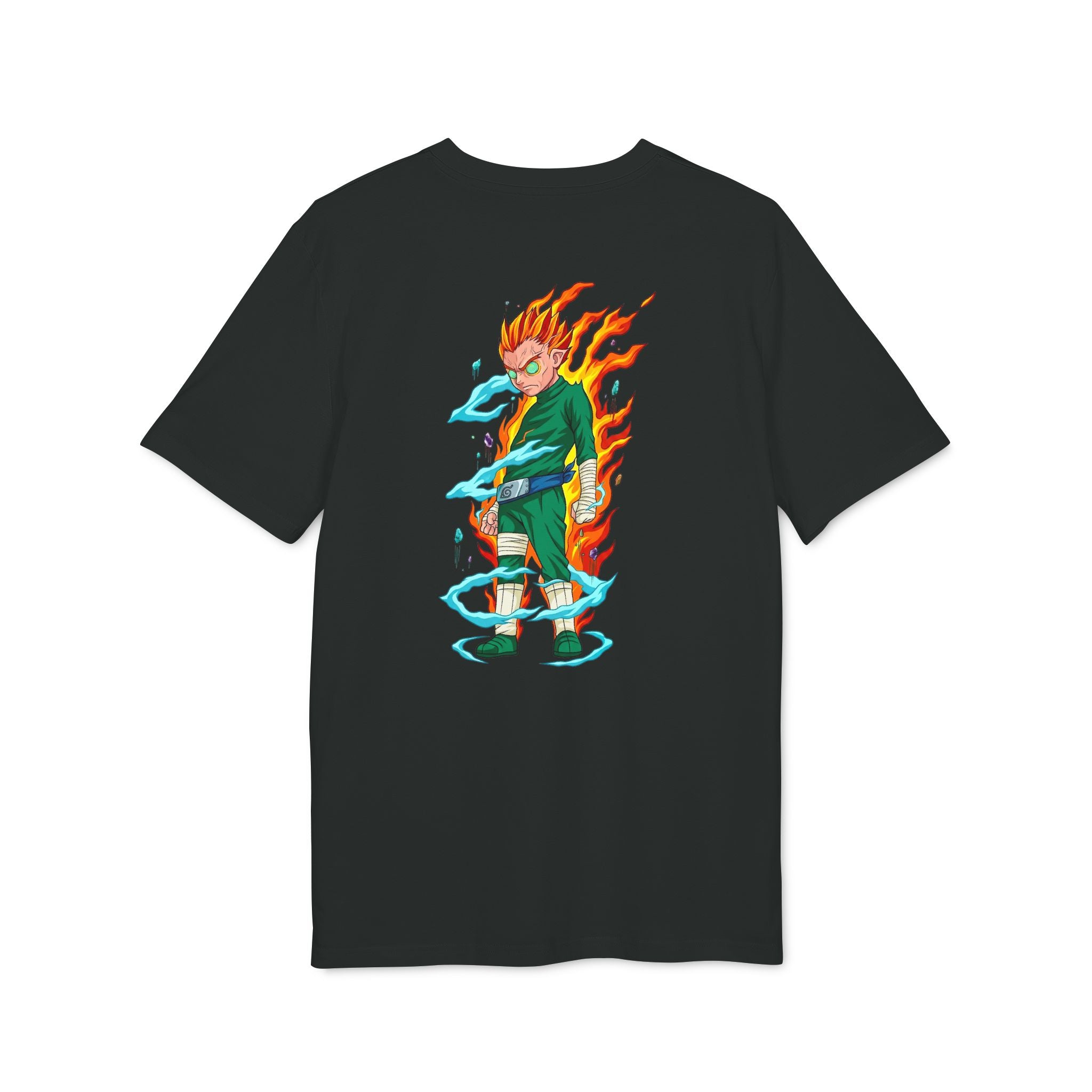 Anime Flame Warrior Graphic T-Shirt