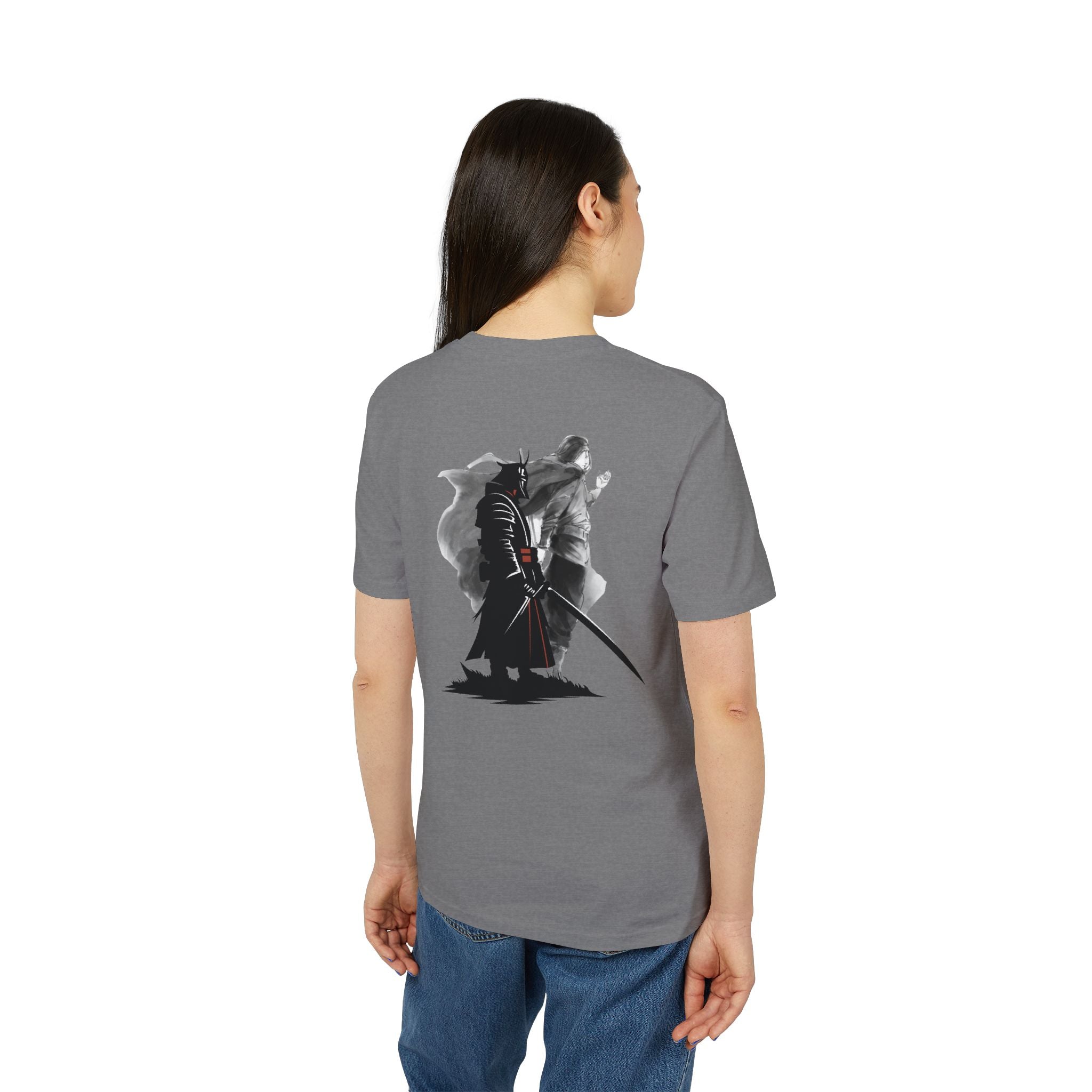 Samurai Shadow Tee — "Embrace the Demons" Graphic T-Shirt