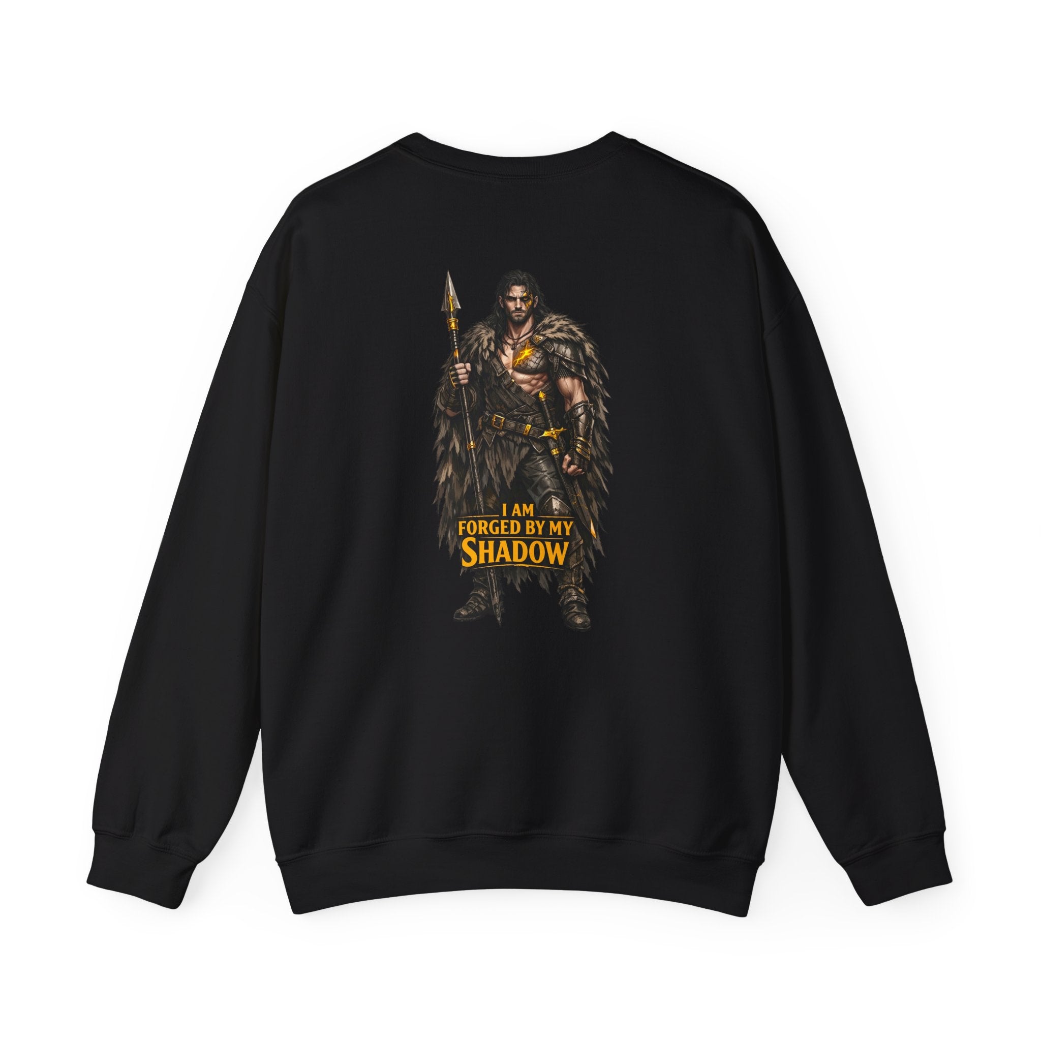 Embrace Your Demons Crewneck Sweatshirt Fantasy Warrior Graphic