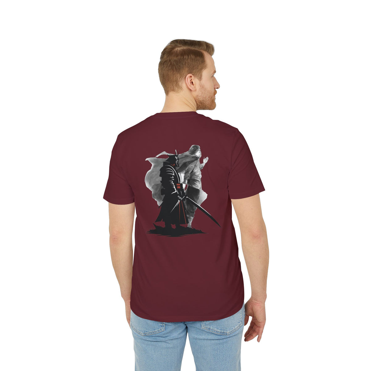 Samurai Shadow Tee — "Embrace the Demons" Graphic T-Shirt