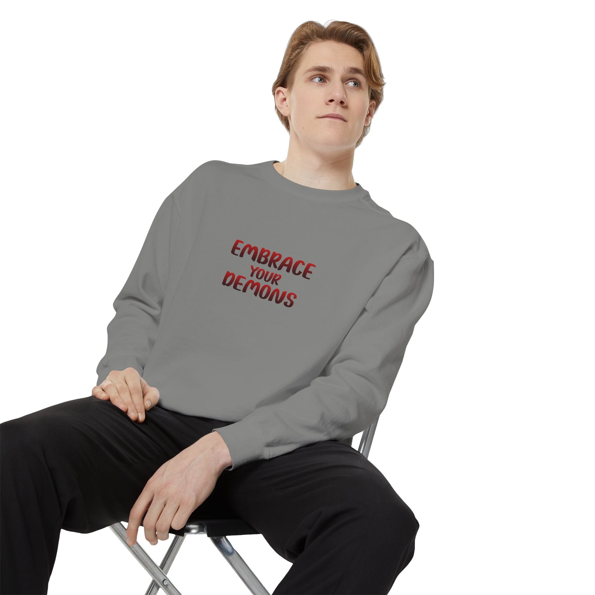 Embrace Your Demons Sweatshirt — Beautifully Dangerous Graphic Crewneck