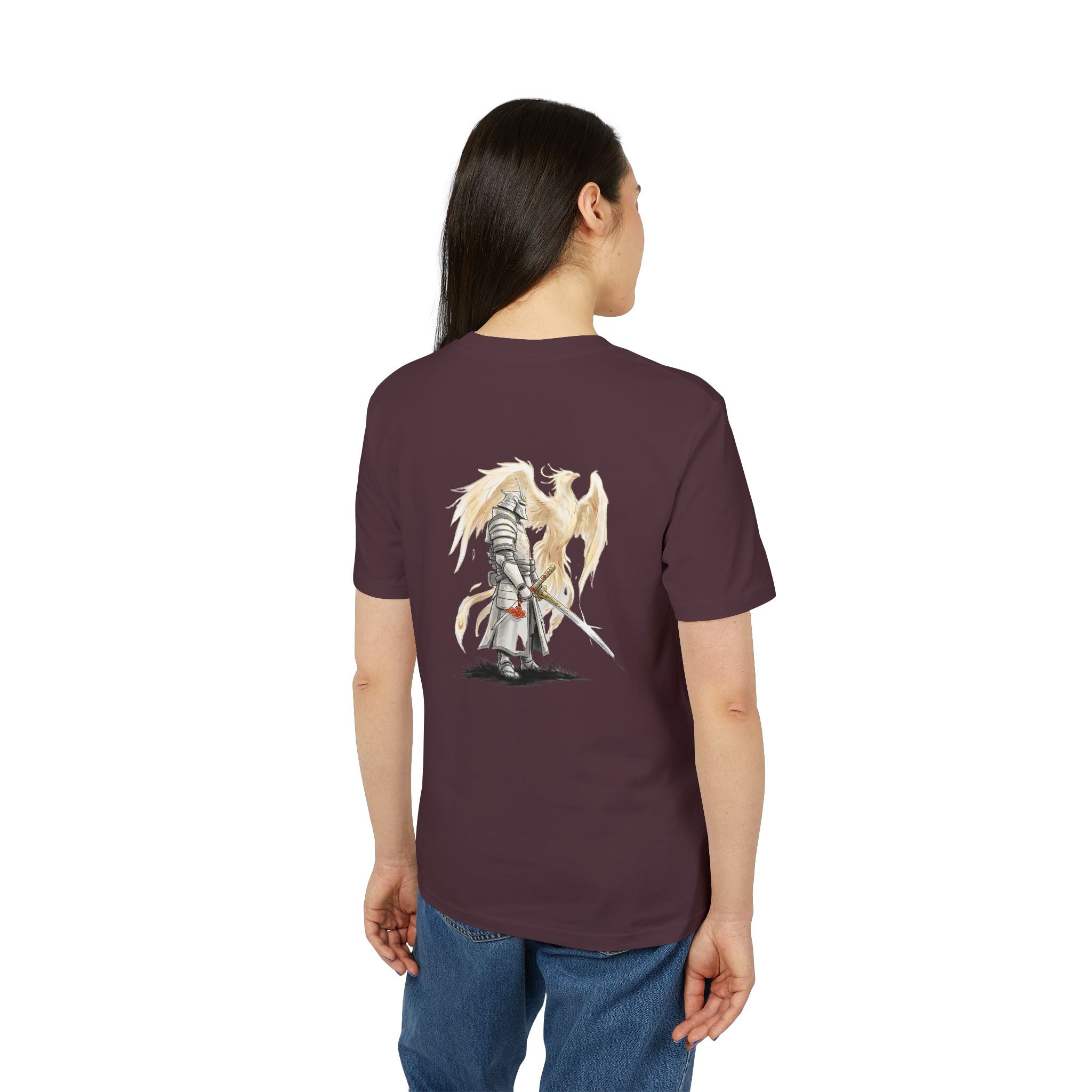 T-Shirt — “I Am Forged By My Shadow” Knight Angel Graphic Tee