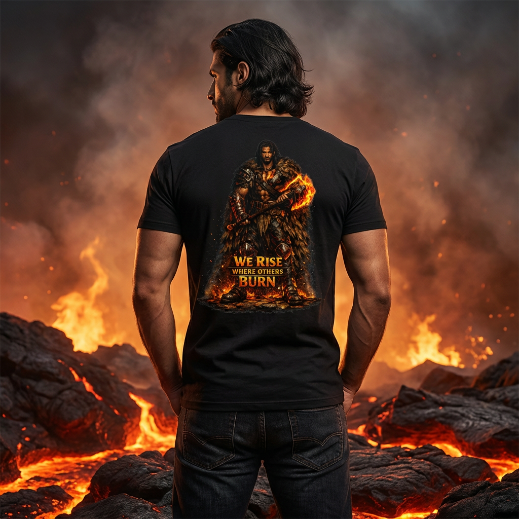 We Rise While Others Burn Graphic T Shirt - Embrace Your Demons